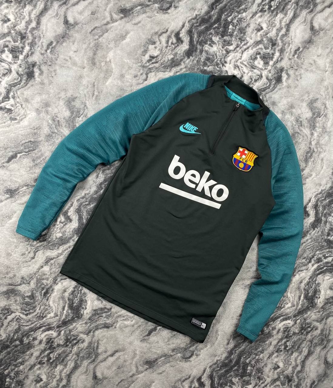 Nike Nike Barcelona 1/4 Zip Tracksuit Drill Top And Pants Size US S / EU 44-46 / 1 - 5 Thumbnail