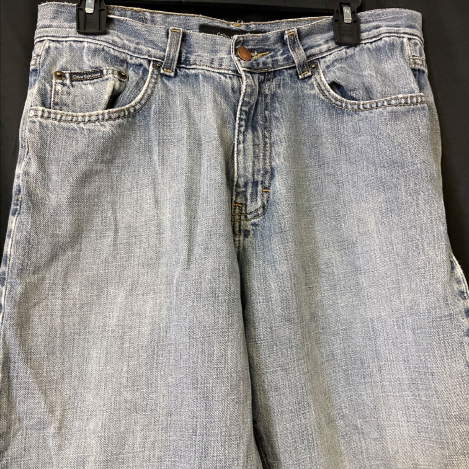 Calvin Klein Calvin Klein Men's Blue Jeans/Slim Straight Sz 32 SKU 4439 Size US 32 / EU 48 - 2 Thumbnail