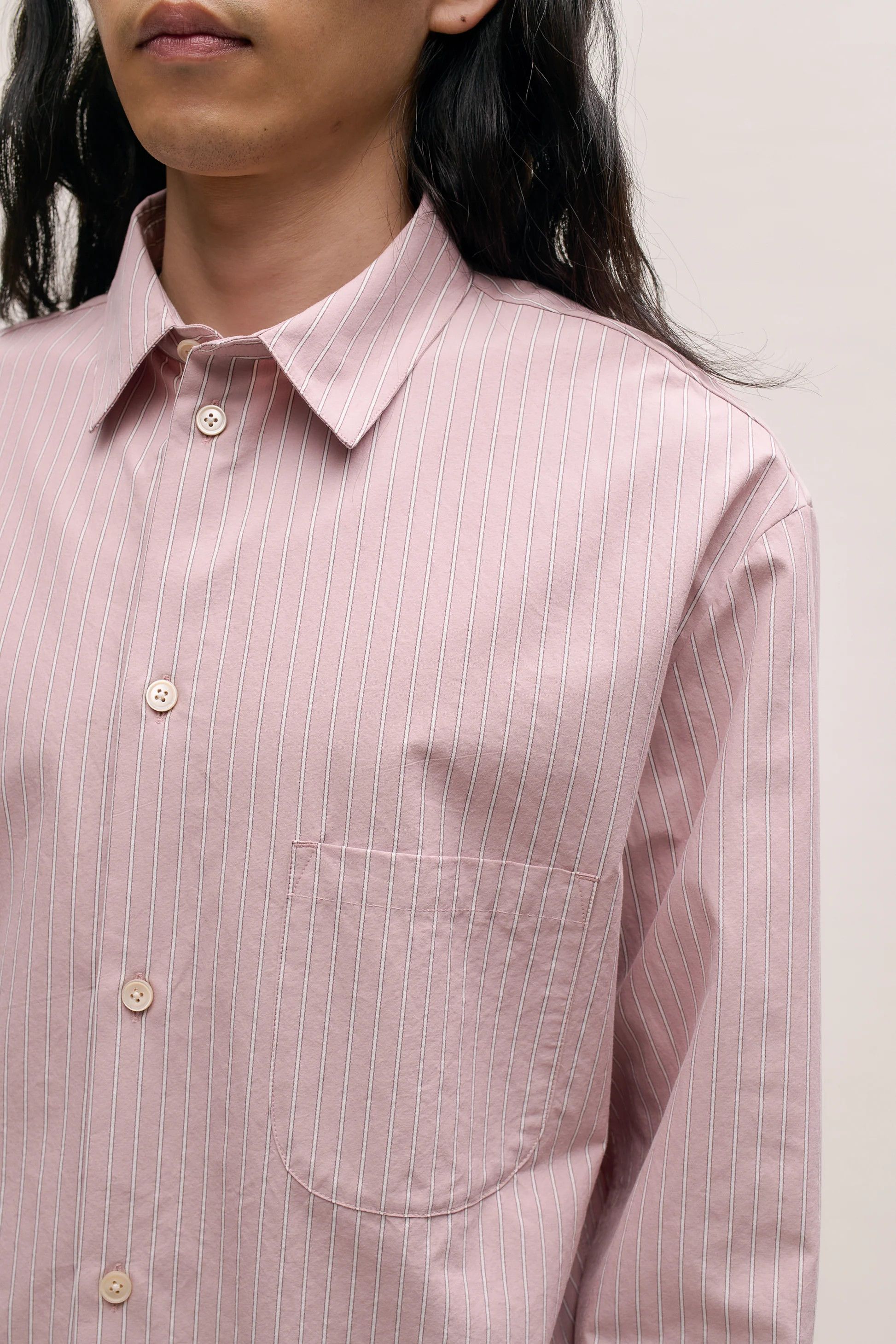 A Kind Of Guise 💚 AW25 A Kind Of Guise Gusto Shirt Wild Rose Stripe NEW Size US L / EU 52-54 / 3 - 4 Thumbnail