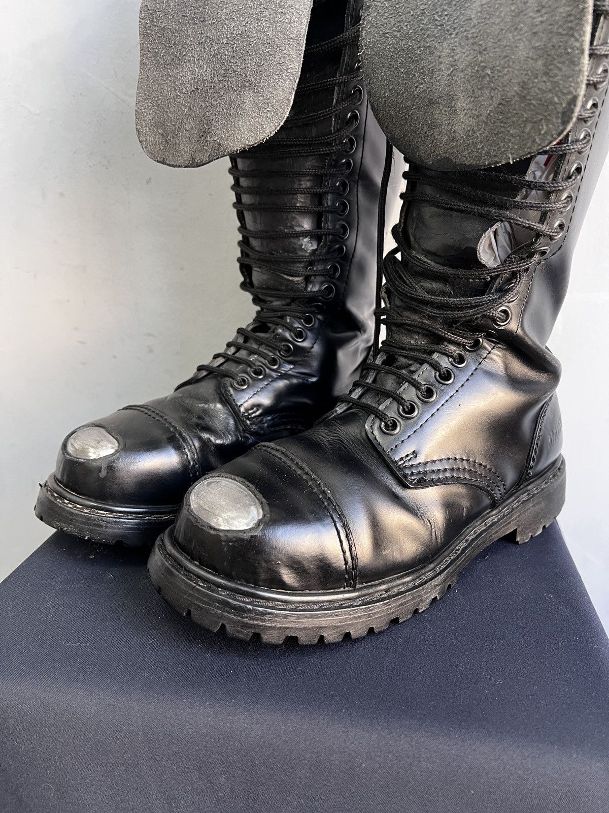 Undercover Undercover Leather Black Boots High Dirk Bikkembergs Style Size US 7 / EU 40 - 4 Thumbnail