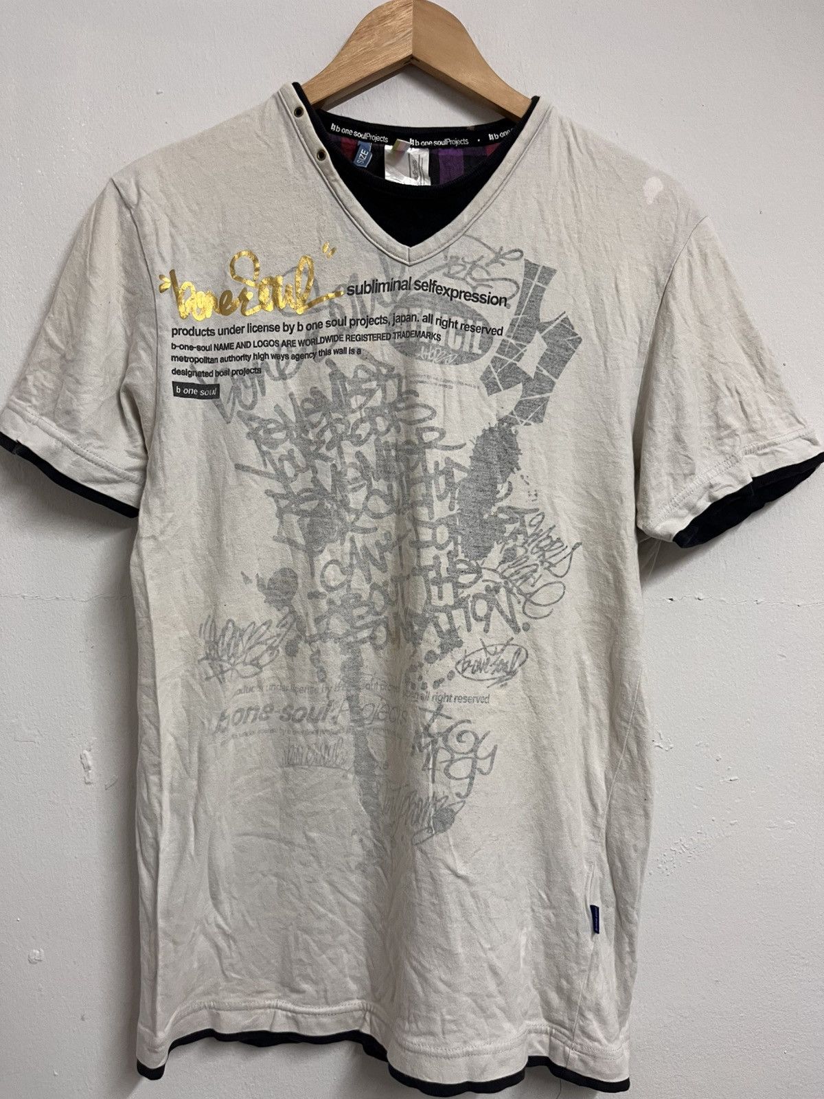 In The Attic 💥Y2K B One Soul Japanese Punk Brand Size US M / EU 48-50 / 2 - 1 Thumbnail