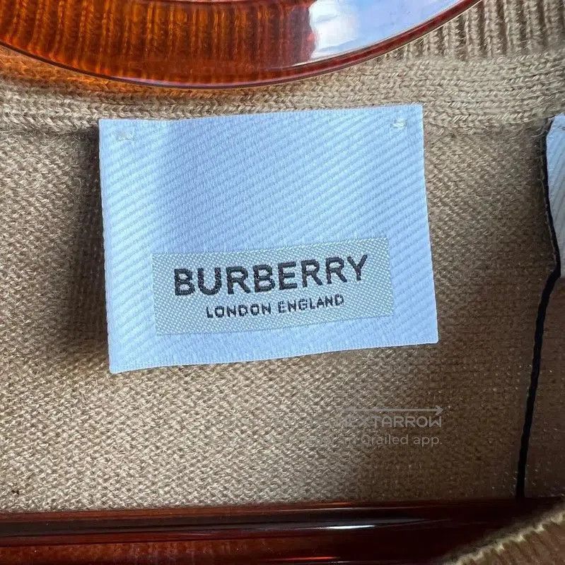 Burberry Burberry Women's Wool Knit Sweater in Khaki. Size XXS / US 00 / IT 34 - 3 Thumbnail