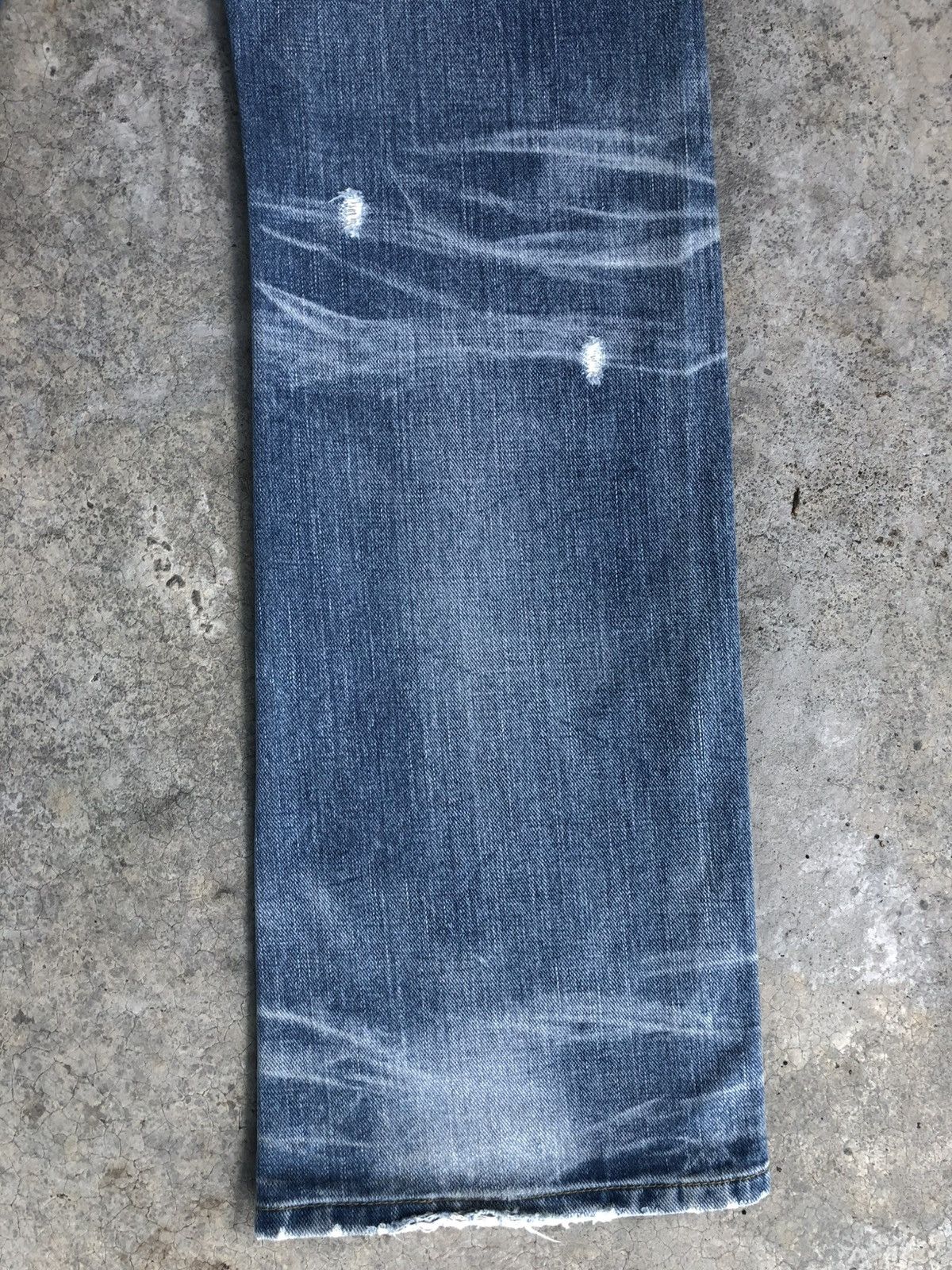If Six Was Nine Japanese Lee Flared Jeans Distressed Jeans Size US 32 / EU 48 - 12 Thumbnail