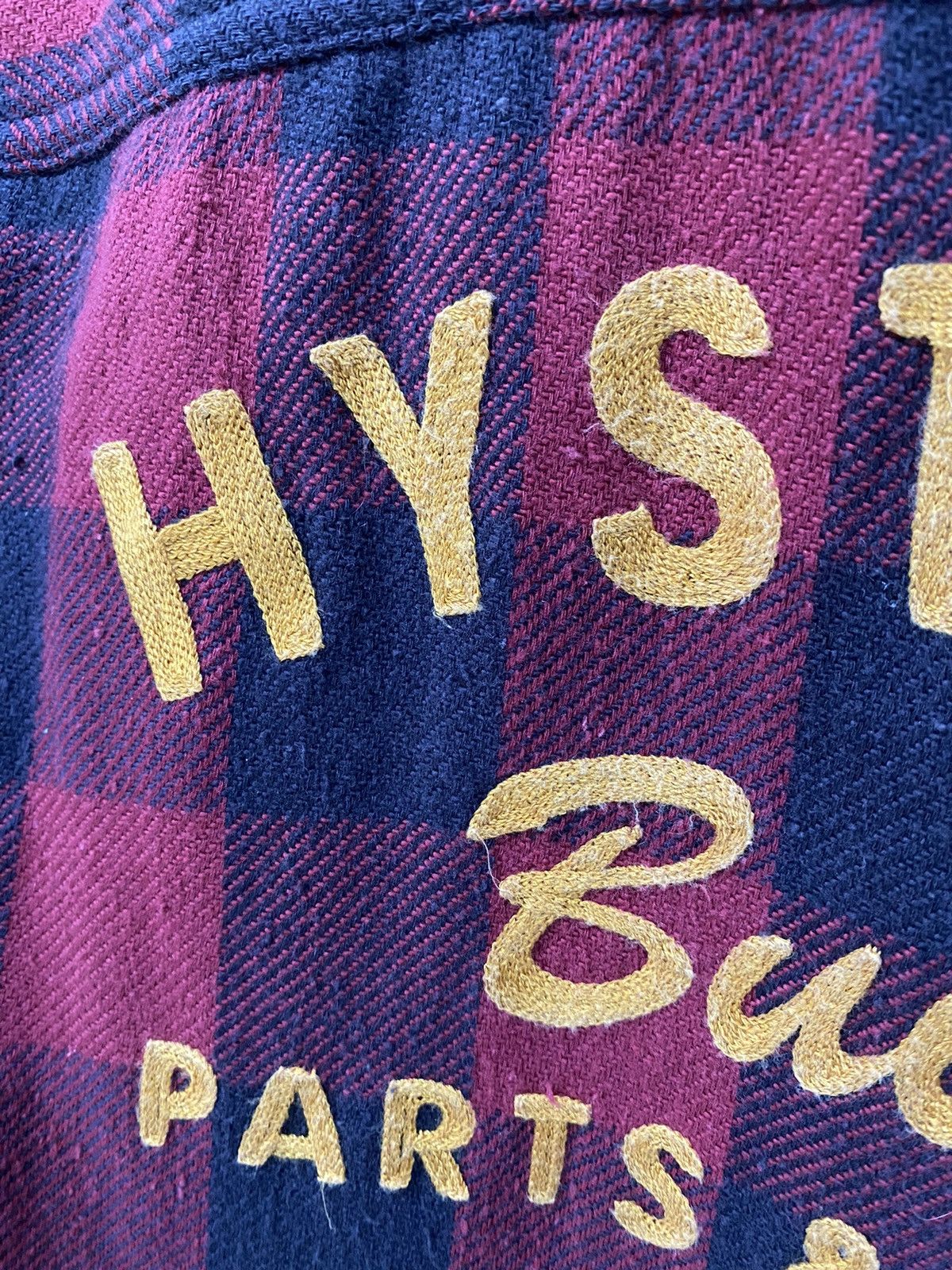 Hysteric Glamour 1990s 🔥 Checked Chain stitch flannel Size US M / EU 48-50 / 2 - 12 Thumbnail