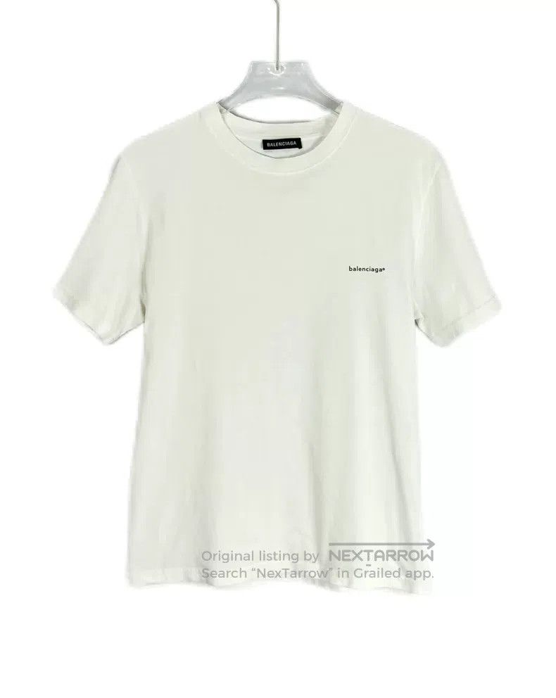 Balenciaga Balenciaga Logo Printed Short Sleeve T-Shirt Size US M / EU 48-50 / 2 - 1 Thumbnail