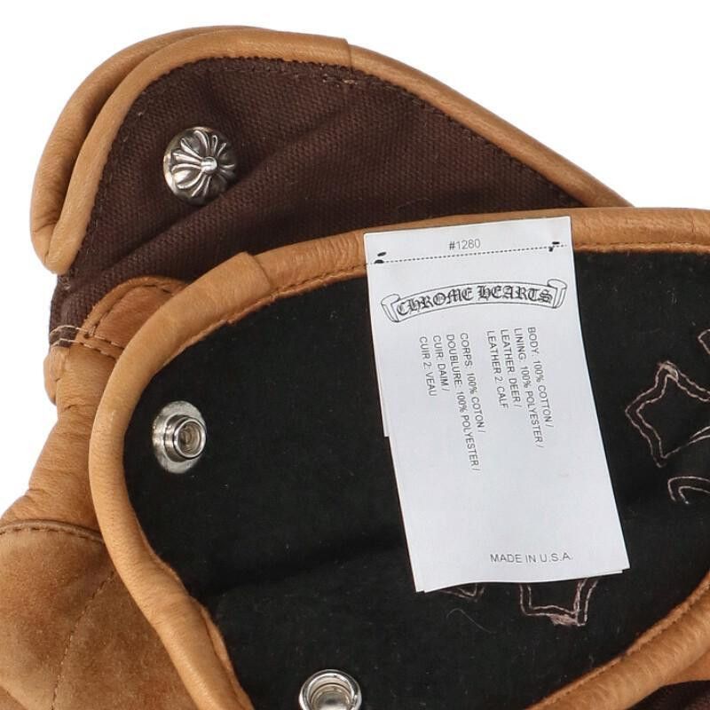 Chrome Hearts Chrome Hearts CH Plus Patch Leather Gloves Size ONE SIZE - 3 Thumbnail