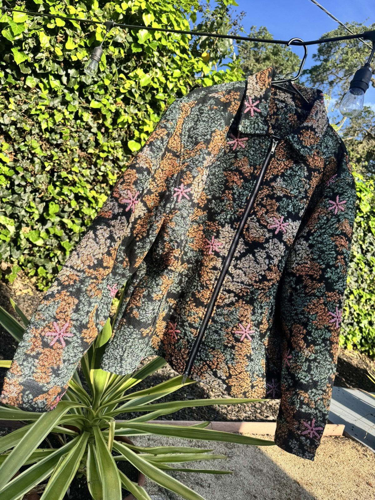 Other Bay Rascal Tapestry Floral Jacket, Streetwear Statement Coat Size US L / EU 52-54 / 3 - 2 Thumbnail