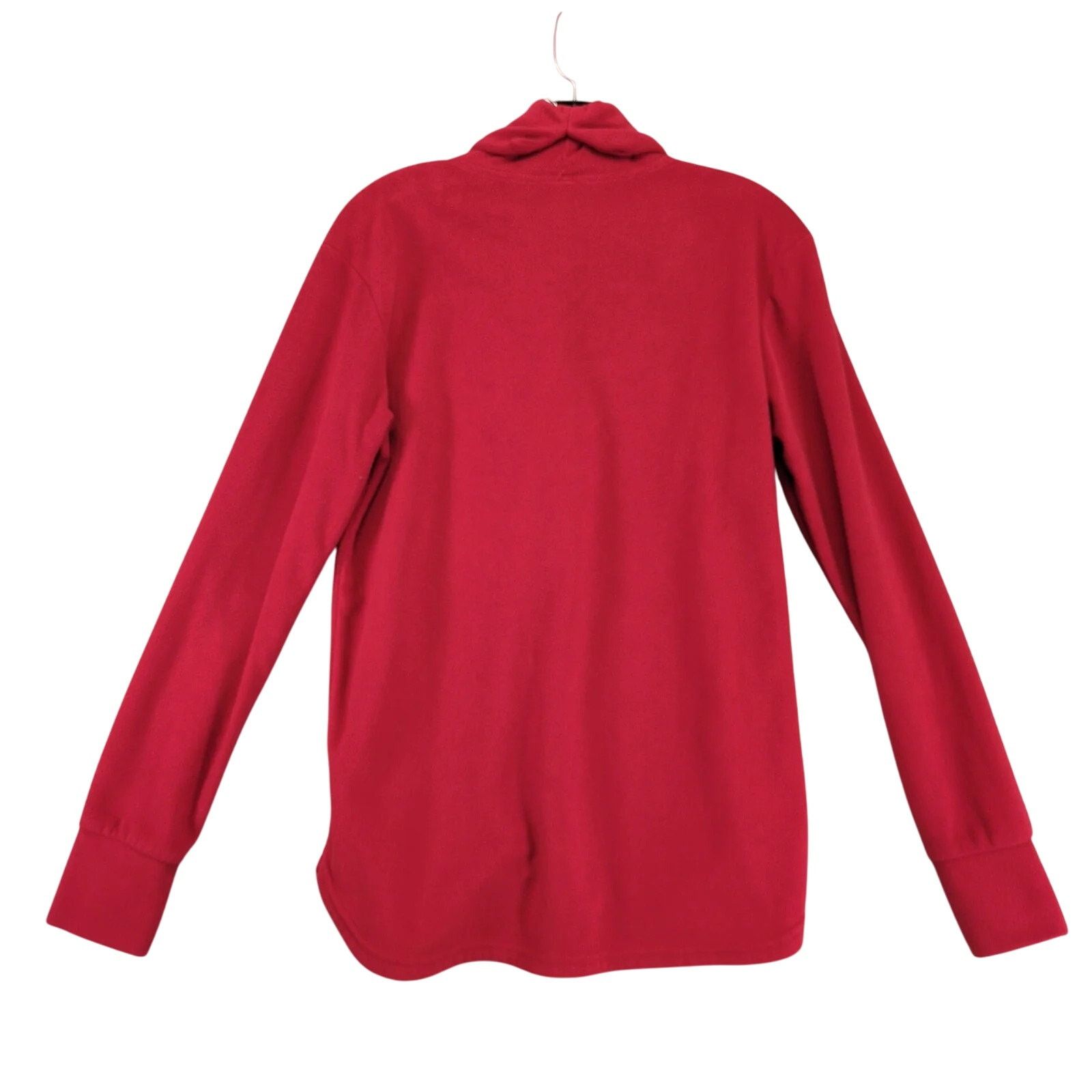 Adidas Adidas Golf Red Fleece Pullover Women's M Cowl Neck Long Slv Size M / US 6-8 / IT 42-44 - 2 Thumbnail