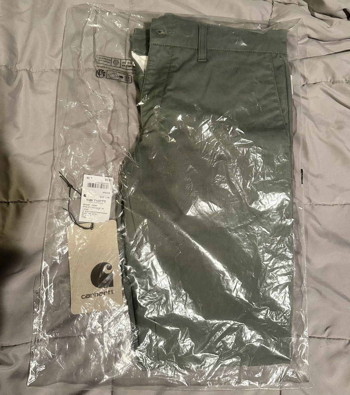 Carhartt WIP - Sid Pant - Smoke Green