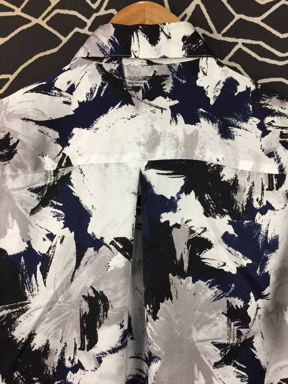 STUDIOUS STUDIOUS Japan Abstract Brushstroke Print Button Up Shirt Size US S / EU 44-46 / 1 - 6 Thumbnail