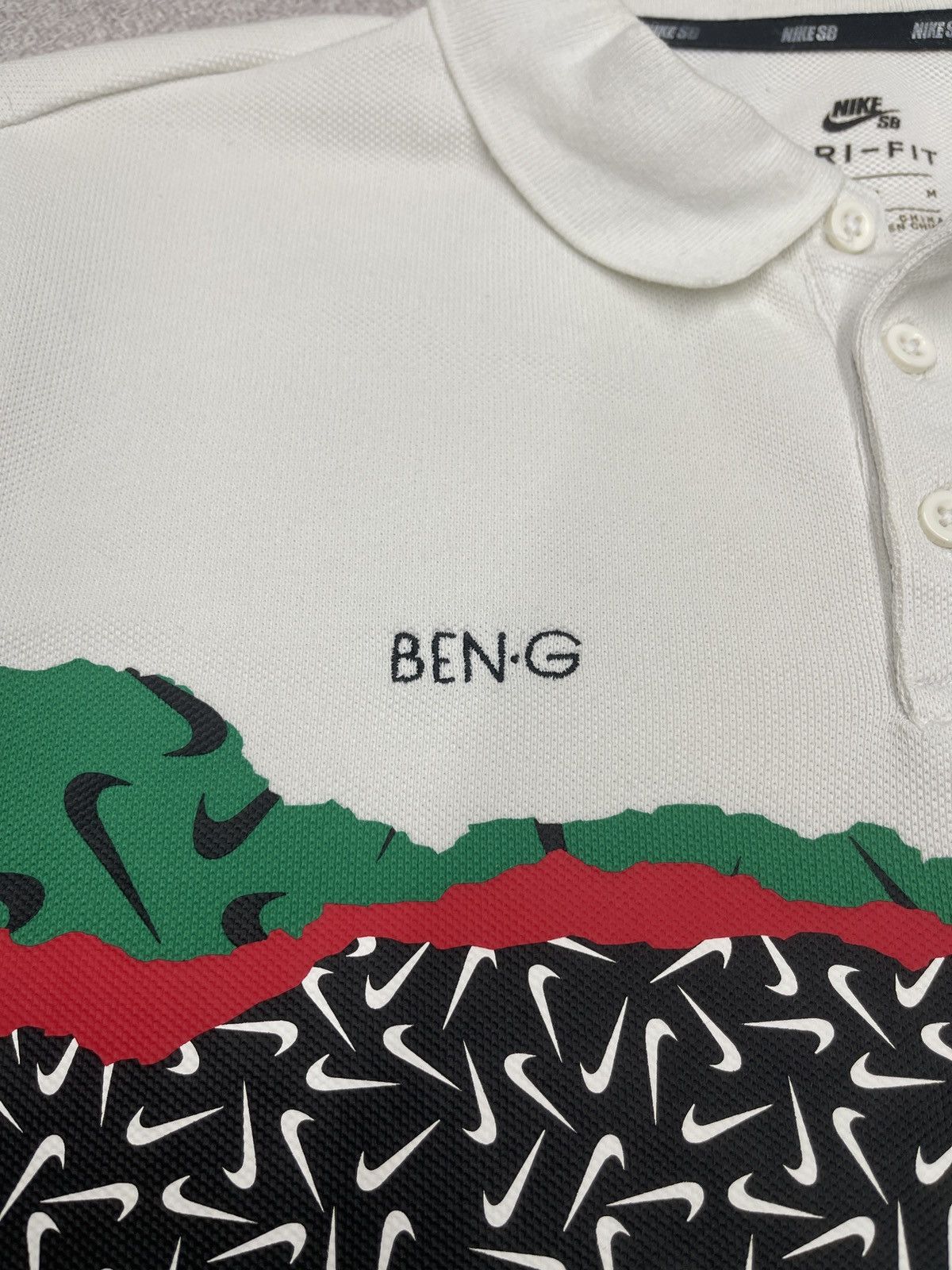Nike Nike SB Dri Fit Ben G Skaterboards Polo Longsleeve Rugby Size US M / EU 48-50 / 2 - 6 Thumbnail