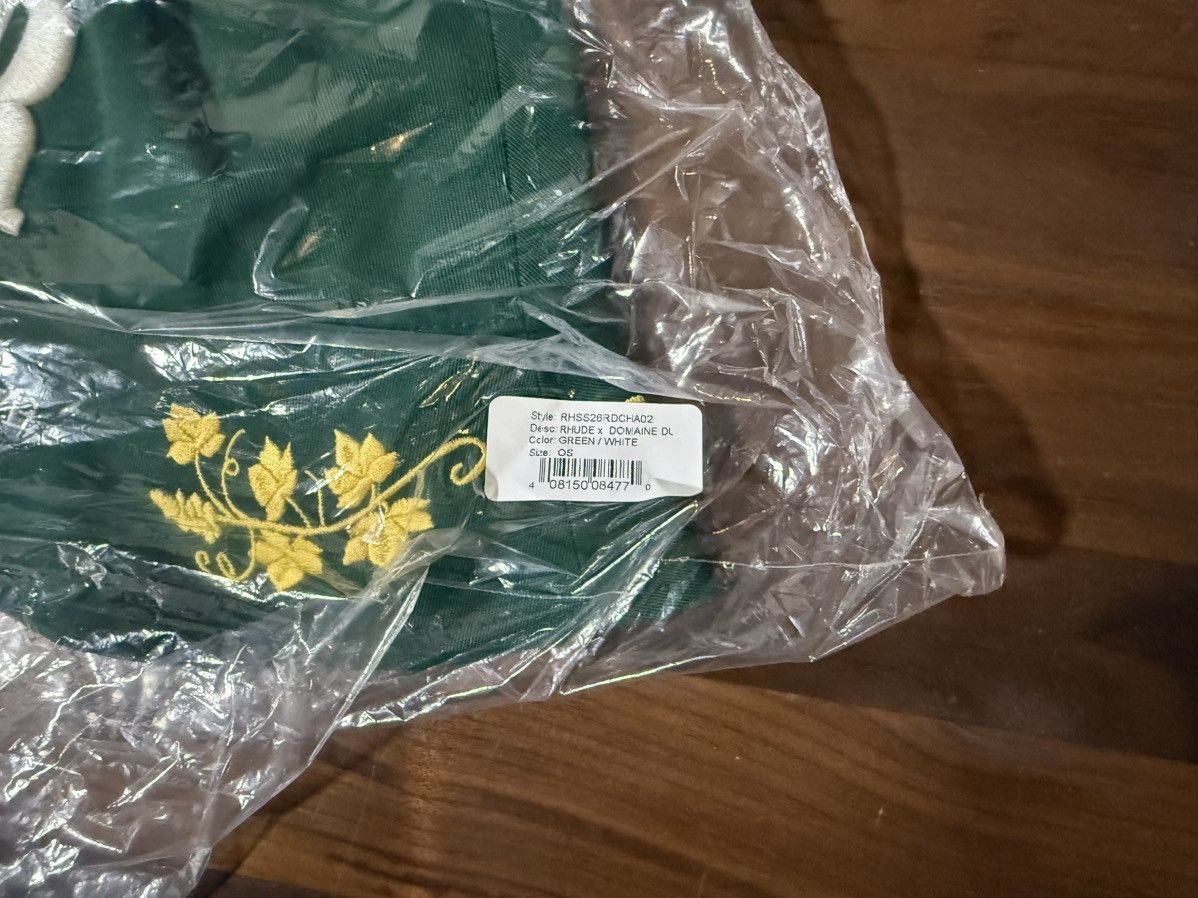 Rhude Rhude RHUDE X DOMAINE DUJAC BUCKET HAT GREEN / WHITE Size ONE SIZE - 5 Thumbnail