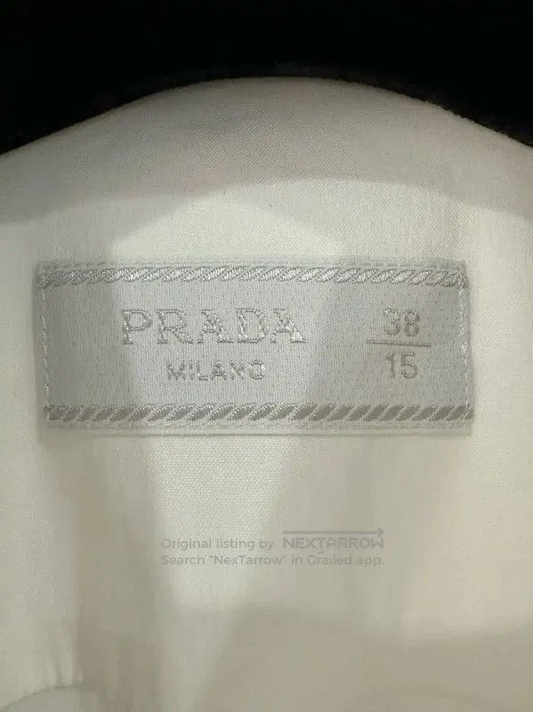 Prada Prada White Cotton Long Sleeve Shirt. Size US S / EU 44-46 / 1 - 4 Thumbnail