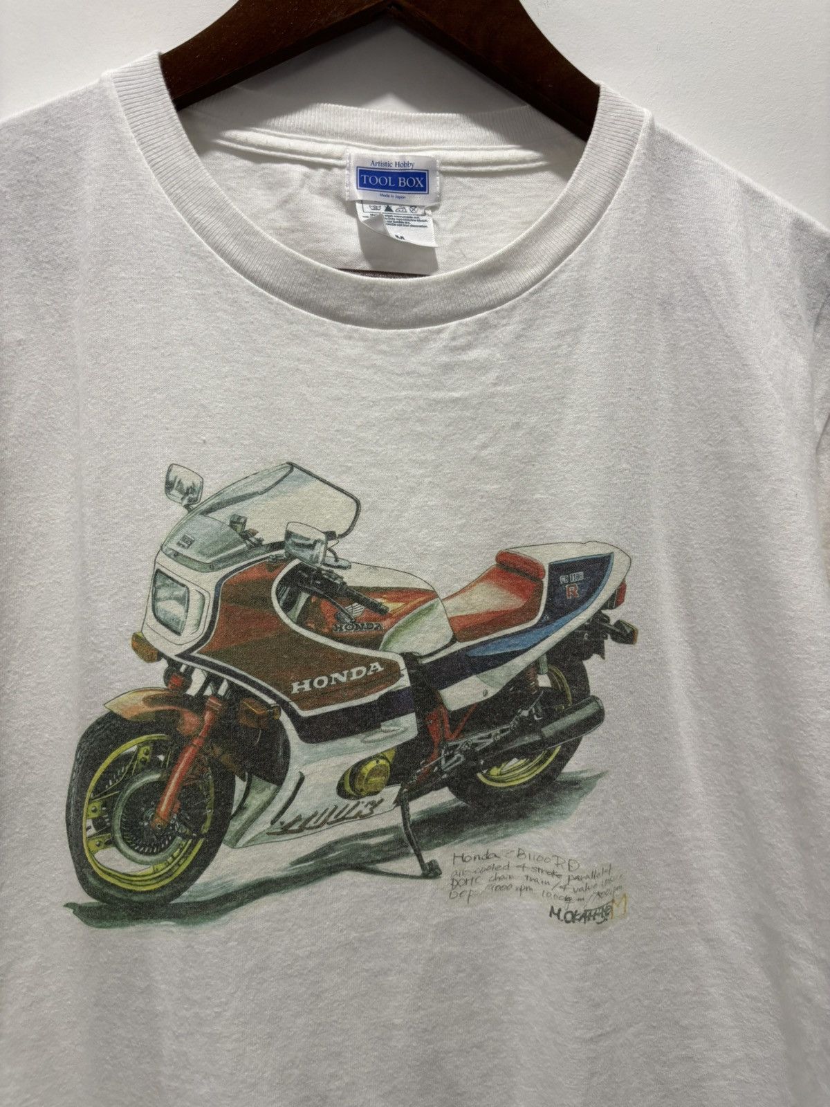 Honda × Vintage Vintage Honda Tshirt Size US M / EU 48-50 / 2 - 2 Thumbnail