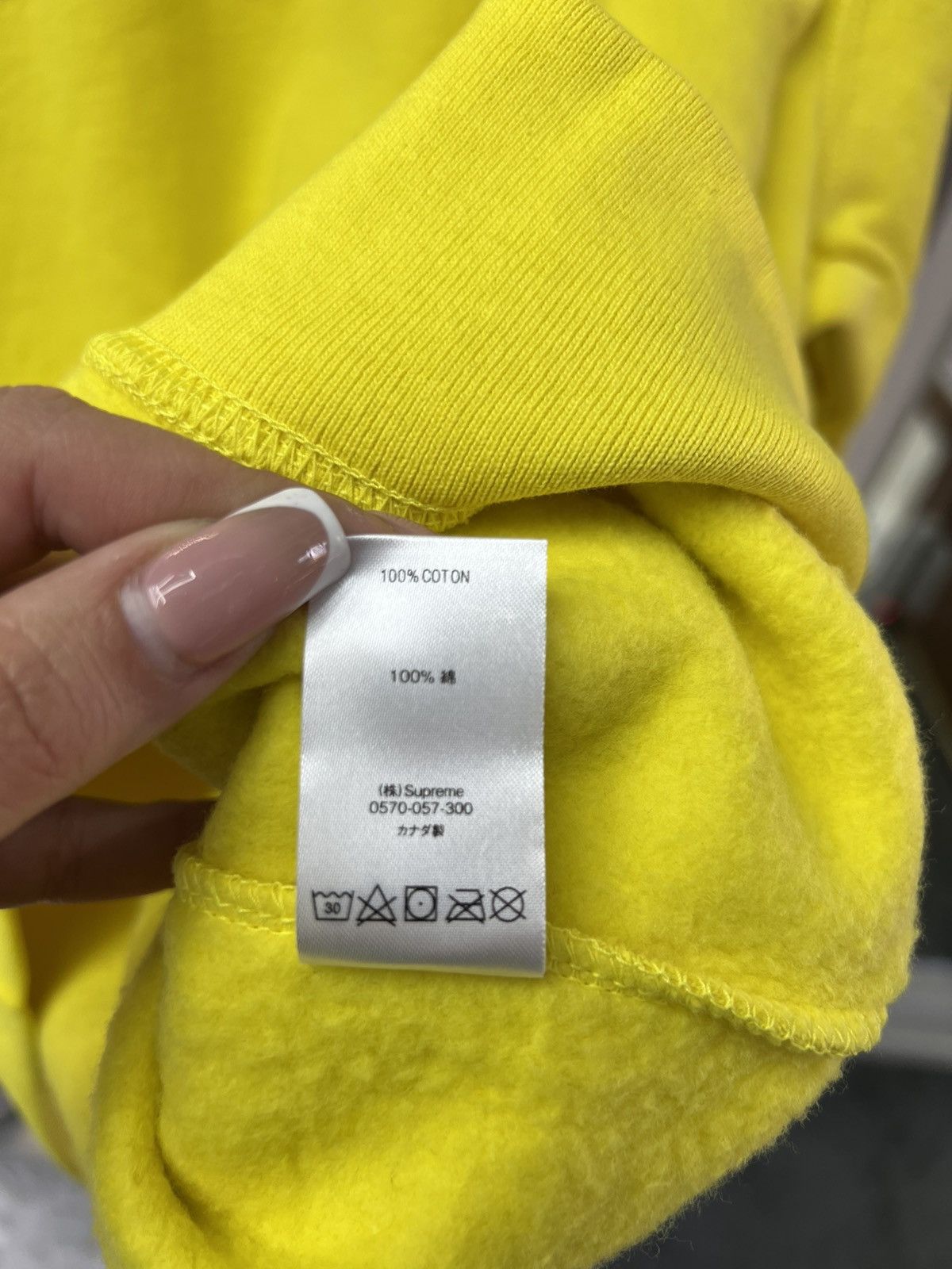 Supreme Supreme Underline Lemon Crewneck Size US L / EU 52-54 / 3 - 12 Thumbnail