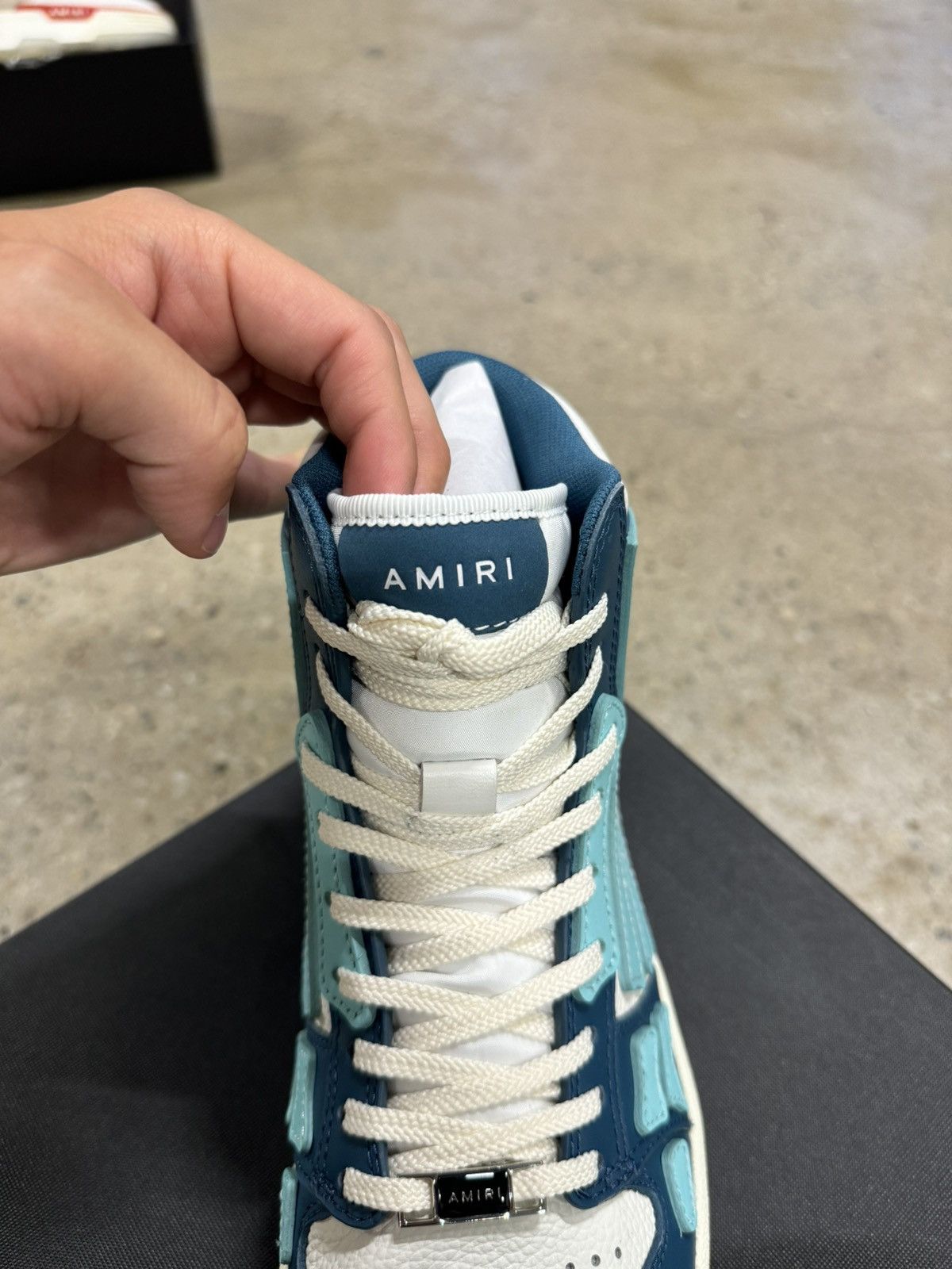 Amiri Amiri Skeleton High Top Sneaker NEW 790$ Size US 13 / EU 46 - 5 Thumbnail