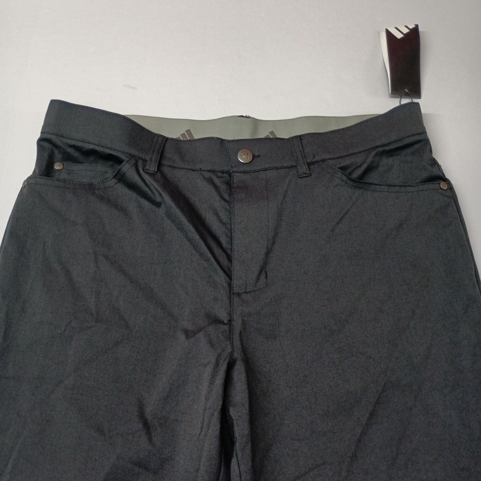 Adidas Adidas Mens 5-Pocket Tapered Golf Pants Size 34x30 Black New Size US 34 / EU 50 - 3 Thumbnail