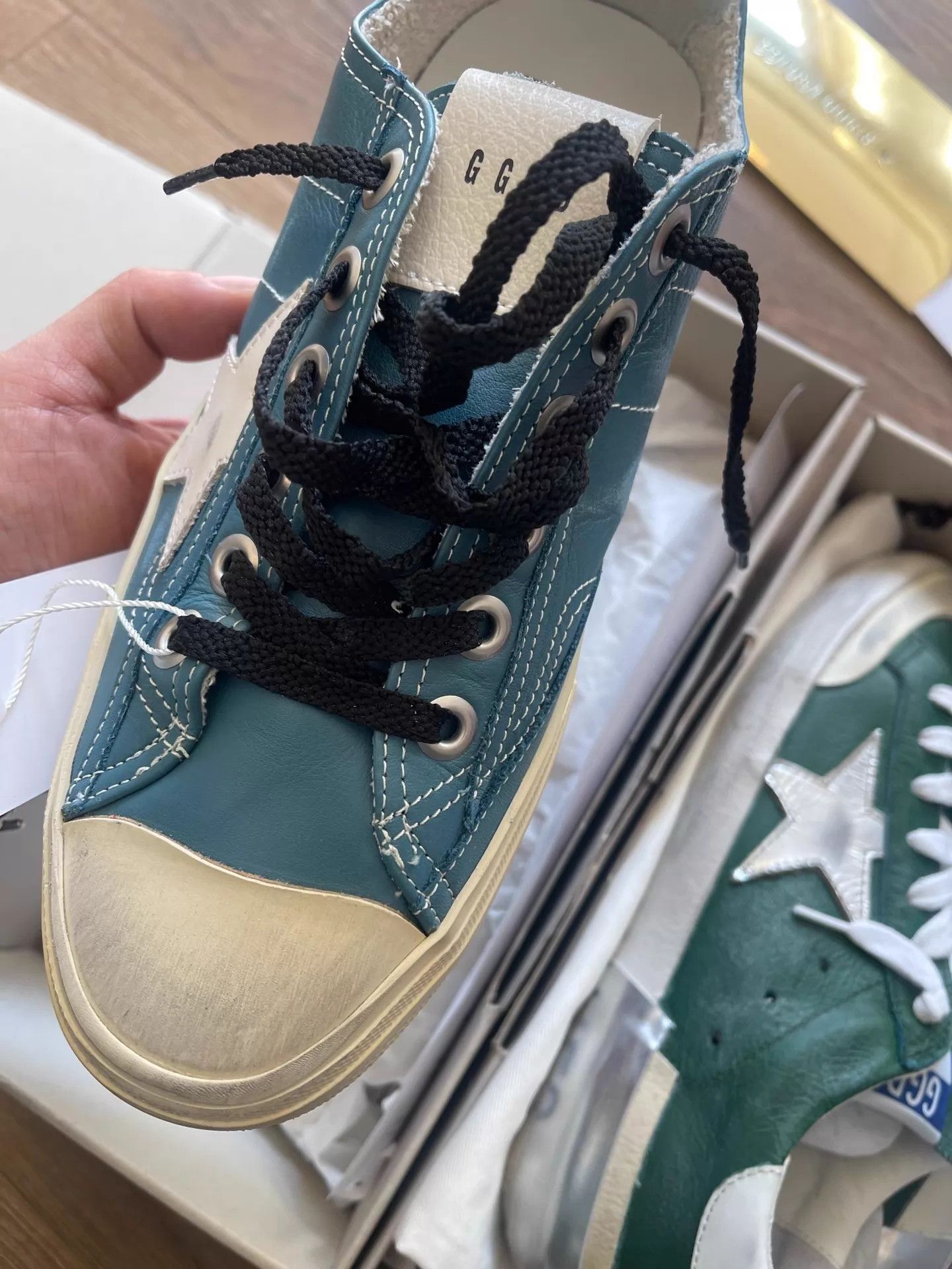 Golden Goose Golden Goose Distressed / Dirty Sneakers Nike 42 New Size US 9 / EU 42 - 4 Thumbnail
