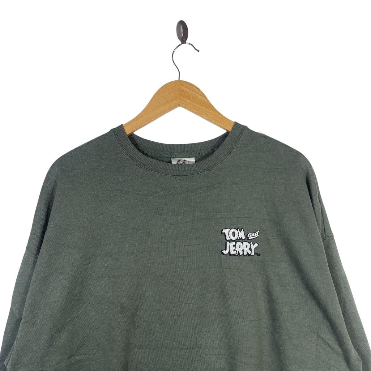 Vintage Tom And Jerry Jerry Mouse Embroidered Graphic Crewneck Size M / US 6-8 / IT 42-44 - 3 Thumbnail