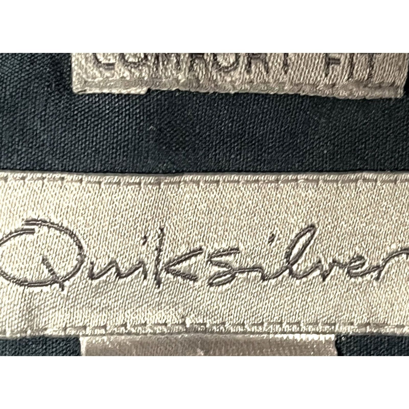 Quiksilver Quiksilver Shirt Short Sleeve Blue XL Mens Board Embroidered Surfing Design Button-Up Size US XL / EU 56 / 4 - 5 Thumbnail