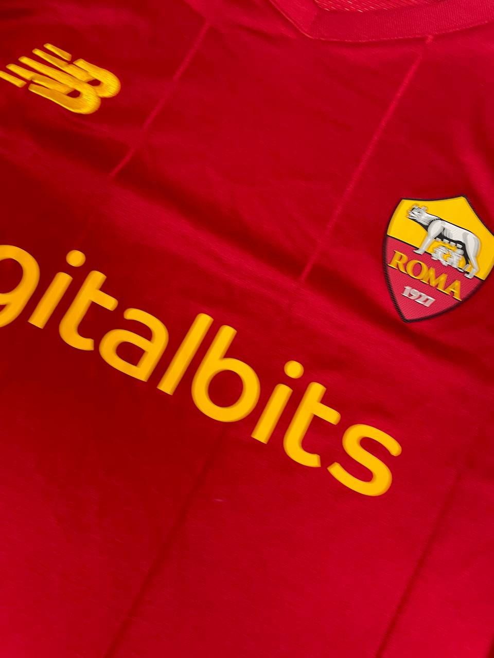 New Balance New Balance AS Roma 2021 2022 Home Shirt Soccer Jersey Size US S / EU 44-46 / 1 - 8 Thumbnail