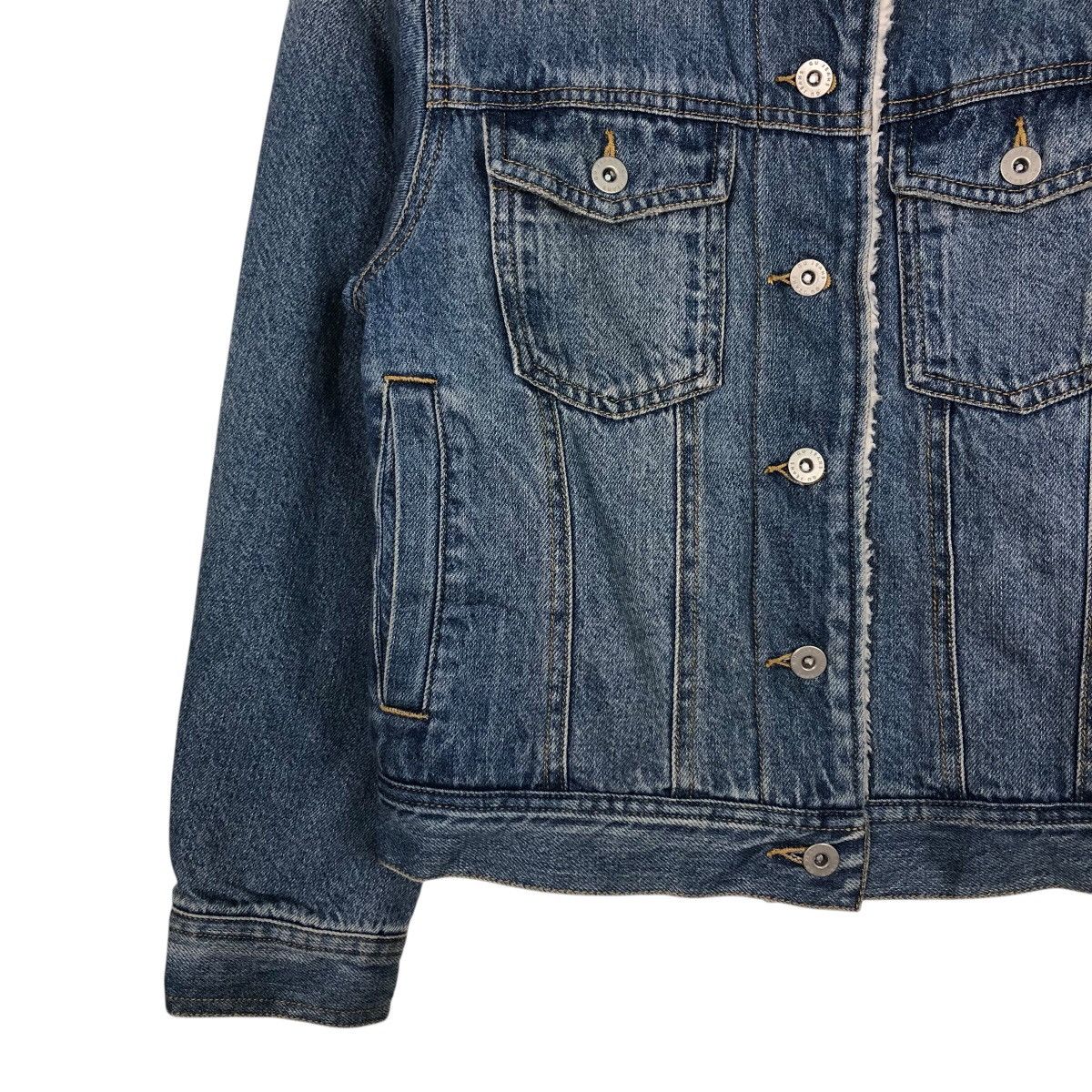 Japanese Brand 📌Vintage Trucker Denim Jacket Blanket GU Japan Issey Miyake Size US S / EU 44-46 / 1 - 5 Thumbnail