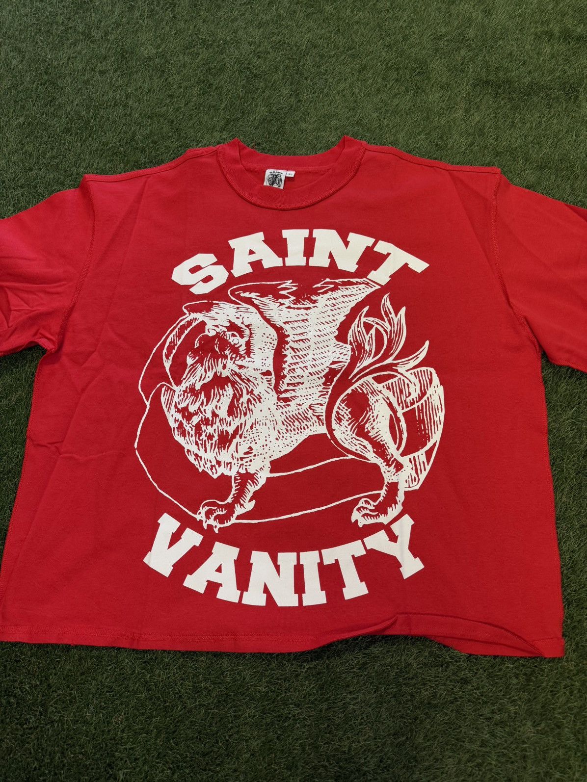Saint Vanity Saint Vanity Red Tee Shirt Size XL Brand New Size US XL / EU 56 / 4 - 1 Thumbnail
