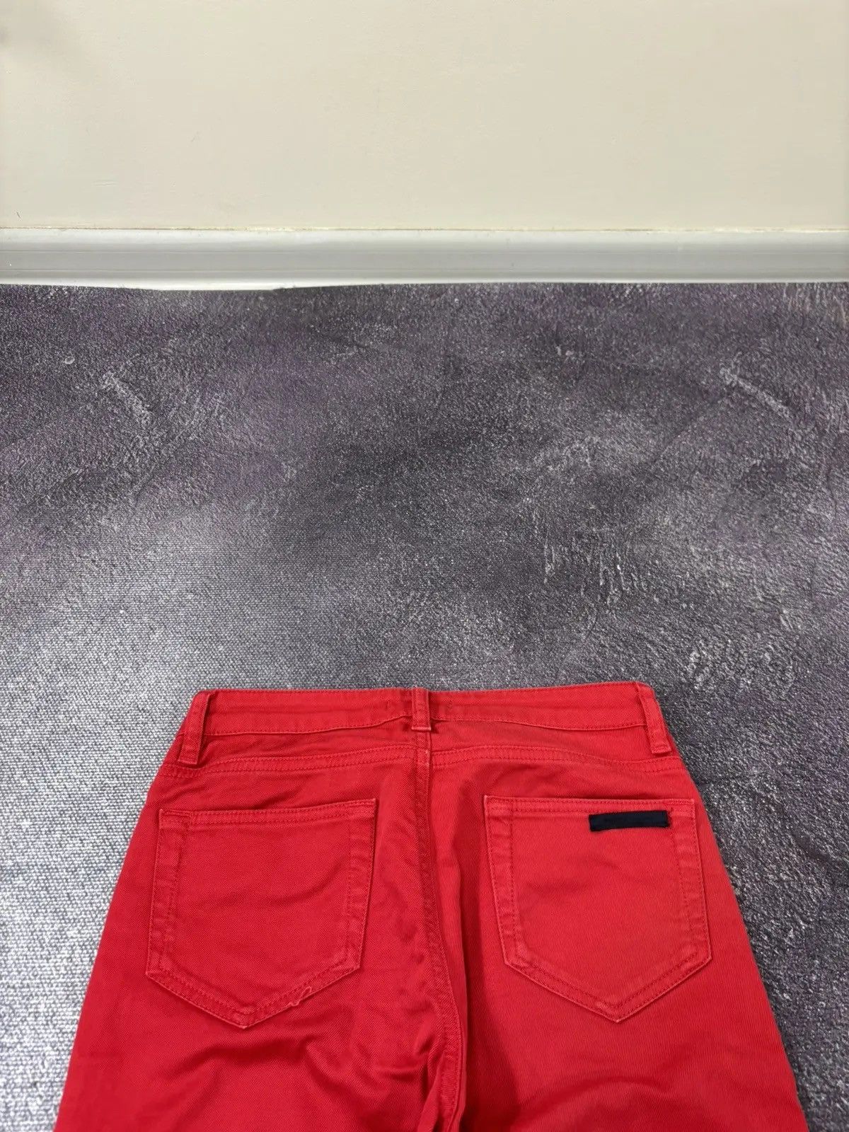 Prada Prada Women’s Black Tab Red Rare Luxury Skinny Jeans Size 26" / US 2 / IT 38 - 7 Thumbnail