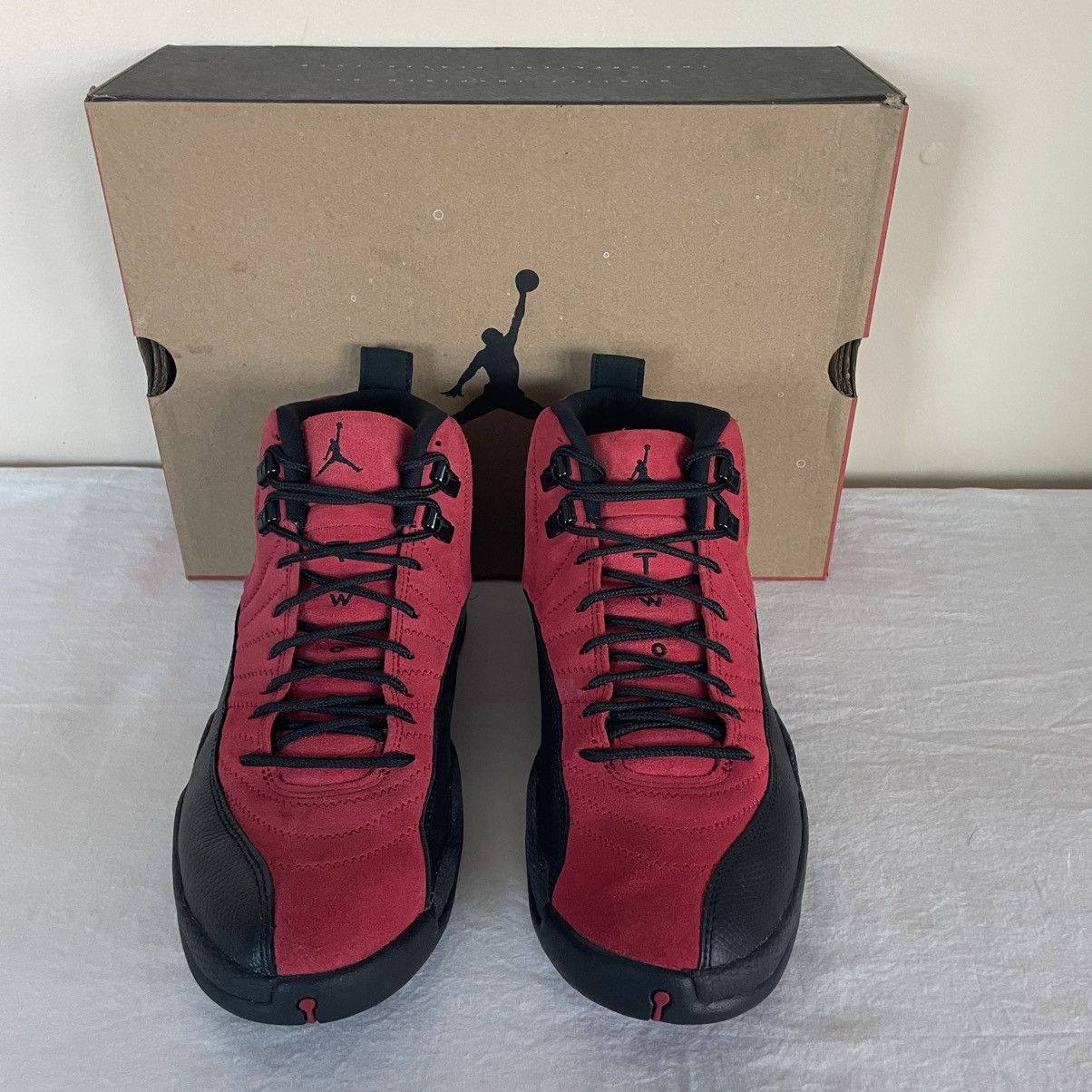 Jordan Brand × Nike Nike Air Jordan 12 Retro Reverse Flu Game Mens US Size 9.5 Size US 9.5 / EU 42-43 - 3 Thumbnail
