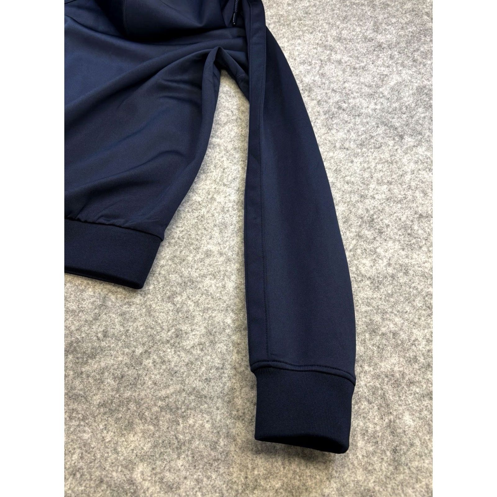 Vintage Gym King Hoodie Large Mens Navy 1/4 Zip Poly Pullover BNWT New With Tags BNWT Mens Large Navy Pullover 1/4 Zip Hoodie Gym King Mens Wool? Size US L / EU 52-54 / 3 - 5 Thumbnail