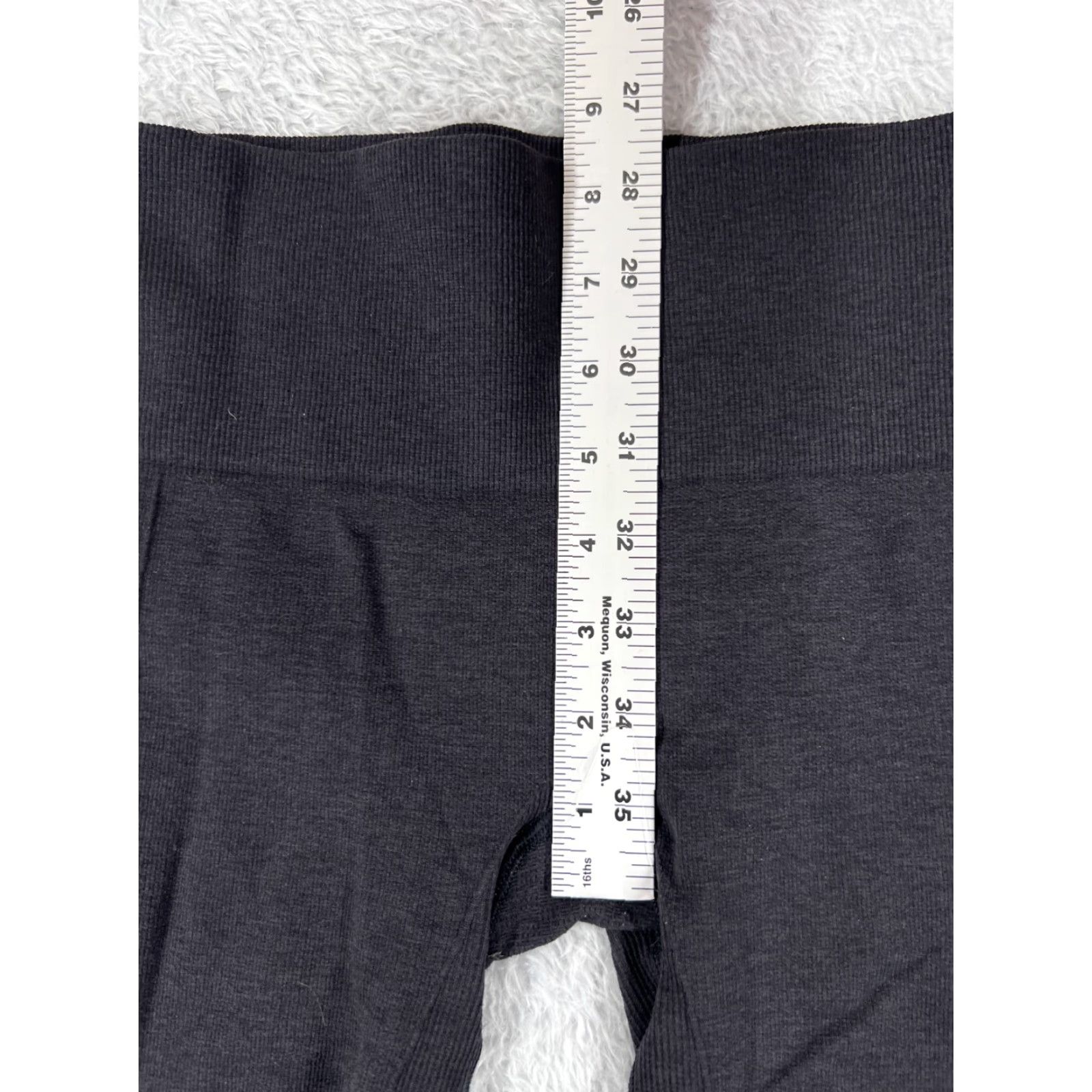 Lululemon Lululemon Pants Womens 2 Gray In The Flow Crop Ruched Gym Yoga Cropped Stretch Straight 2 Regular Womens Size 26" / US 2 / IT 38 - 7 Thumbnail