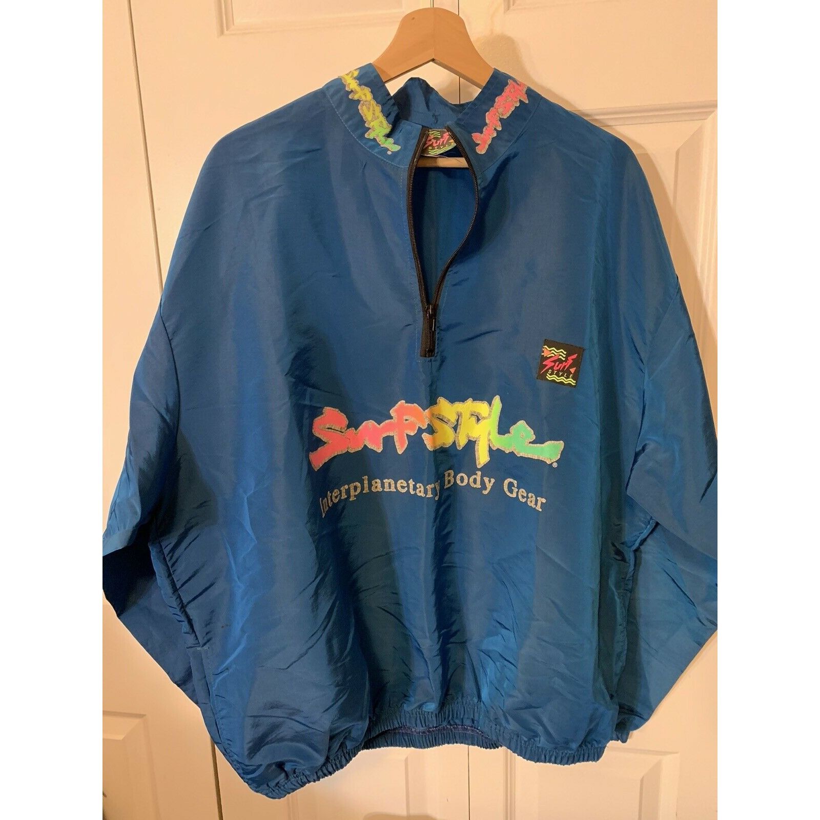 Other Surf Style Purple Iridescent Vintage 90'S 1/4 zip Pullover W Size US XL / EU 56 / 4 - 8 Thumbnail