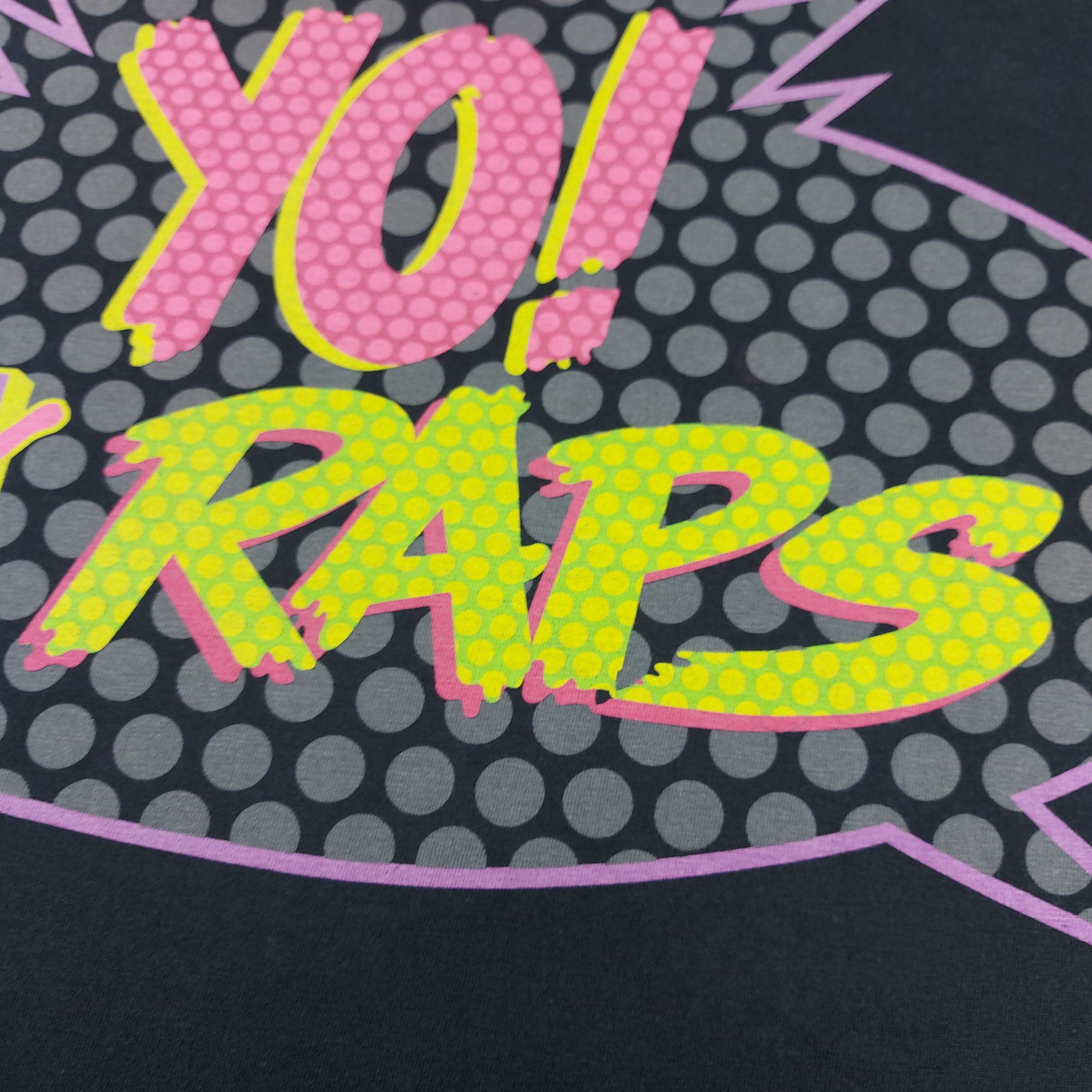 Mtv Vintage 2007 YO! MTV Raps Neon LOGO Official TEE Size US XL / EU 56 / 4 - 6 Thumbnail