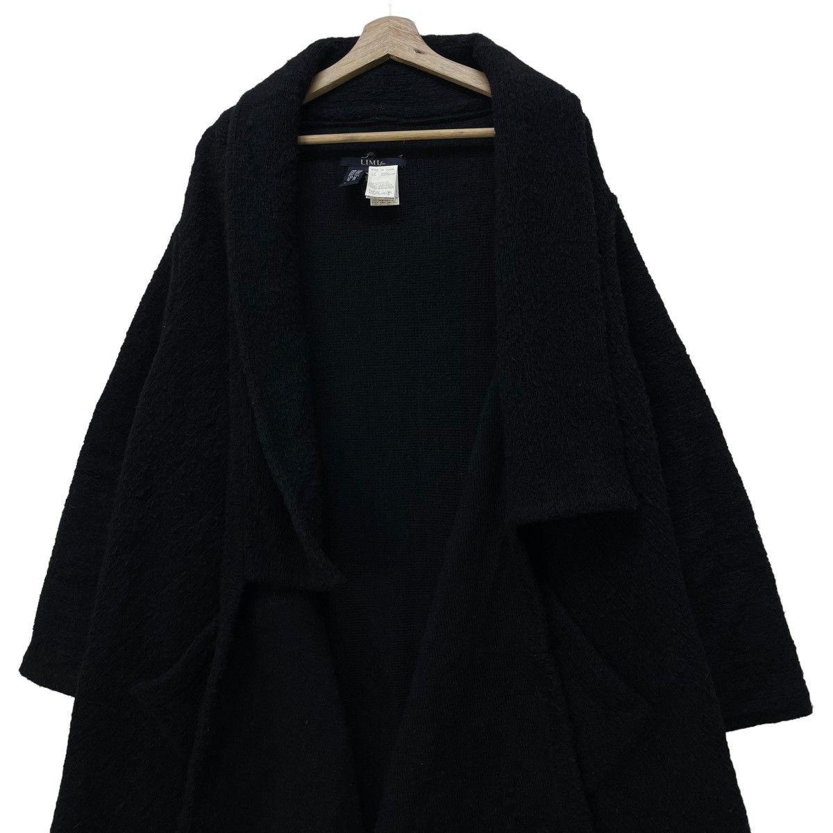 Limi Feu 🔥Yohji Yamamoto Limi Feu Drape Long Coat Button Less Size M / US 6-8 / IT 42-44 - 6 Thumbnail