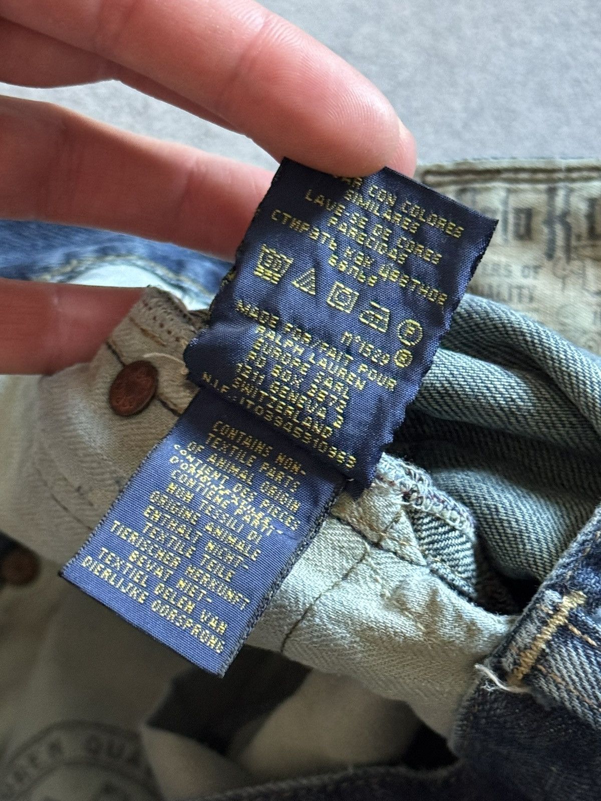 Polo Ralph Lauren Polo Ralph Lauren 36/34 denim pants jeans trousers vintage Size US 36 / EU 52 - 14 Thumbnail