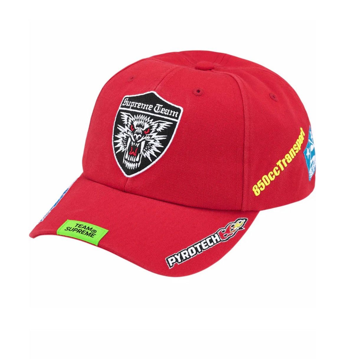 Supreme × Vintage Supreme Racing Team 6-Panel Hat Size ONE SIZE - 1 Thumbnail