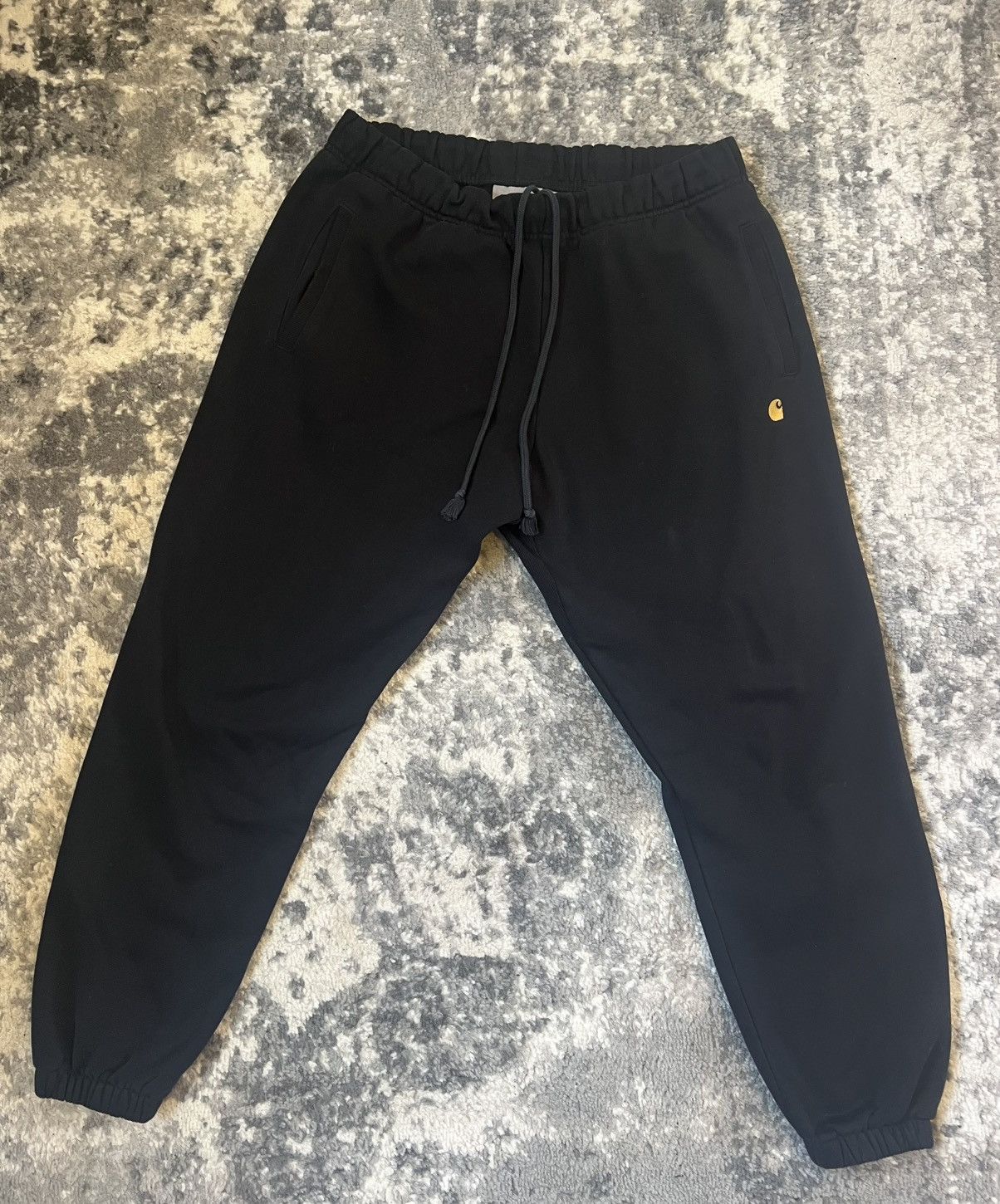 Carhartt Wip CARHARTT WIP - CHASE SWEATPANTS - BLACK - SIZE LARGE Size US 44 / EU 60 - 1 Thumbnail