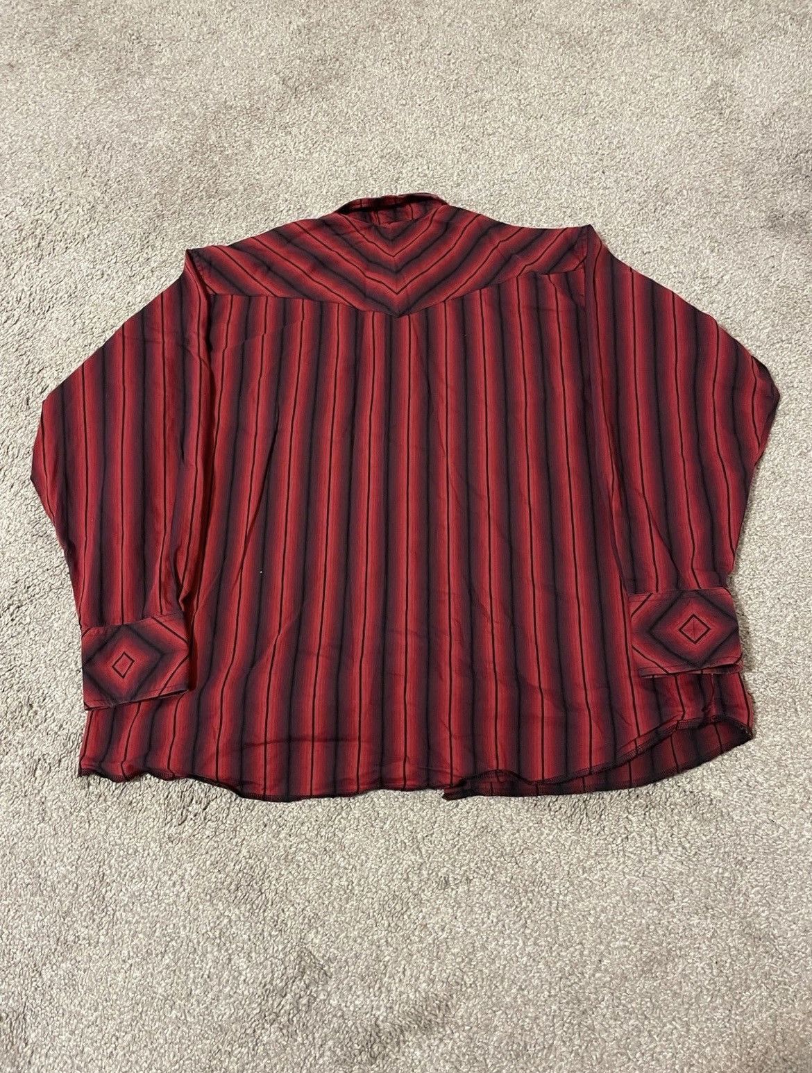 Levi's × Vintage × Wrangler Vintage 80s Wrangler Onyx Snap Cowboy Western Shirt Mens XXL Size US XXL / EU 58 / 5 - 2 Thumbnail