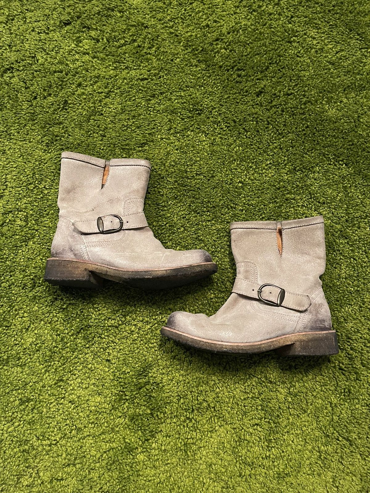 Cowboy Equipment × Sendra × Vintage Sendra western cowboy style real suede leather boots Size US 8 / IT 38 - 2 Thumbnail
