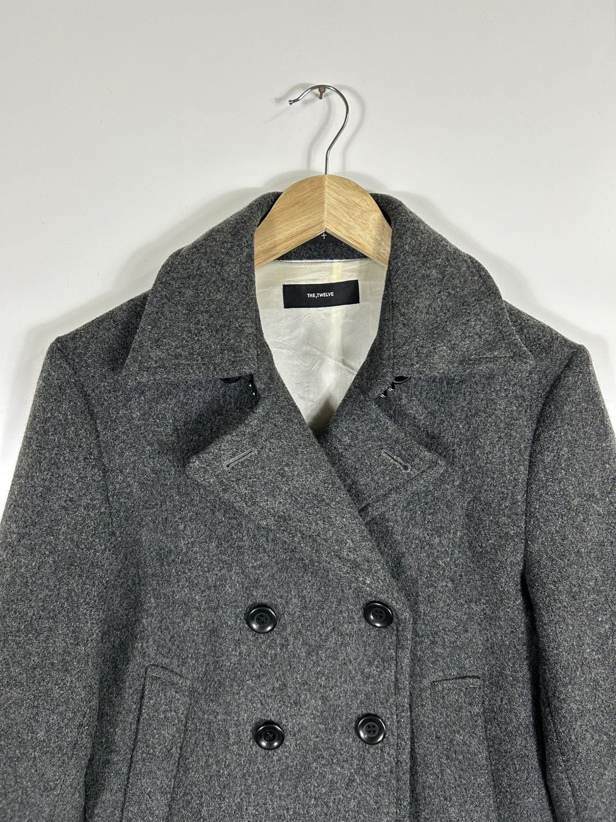 Japanese Brand 🔥The Twelve Mohair Double Breast Coat Jacket Size S / US 4 / IT 40 - 5 Thumbnail