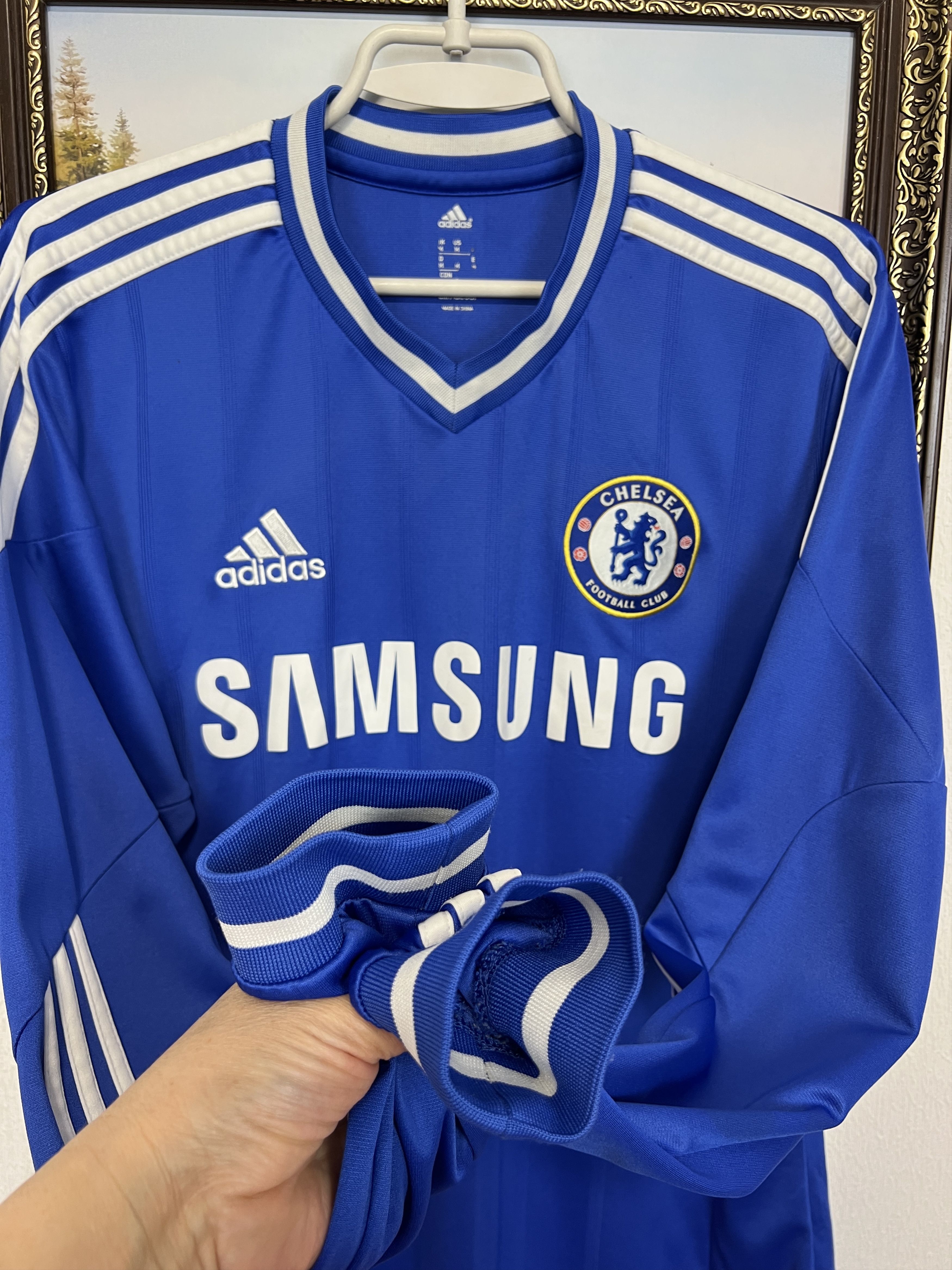 Adidas Chelsea Home football shirt 2013 Soccer Jersey Long Sleeve Size US M / EU 48-50 / 2 - 5 Thumbnail