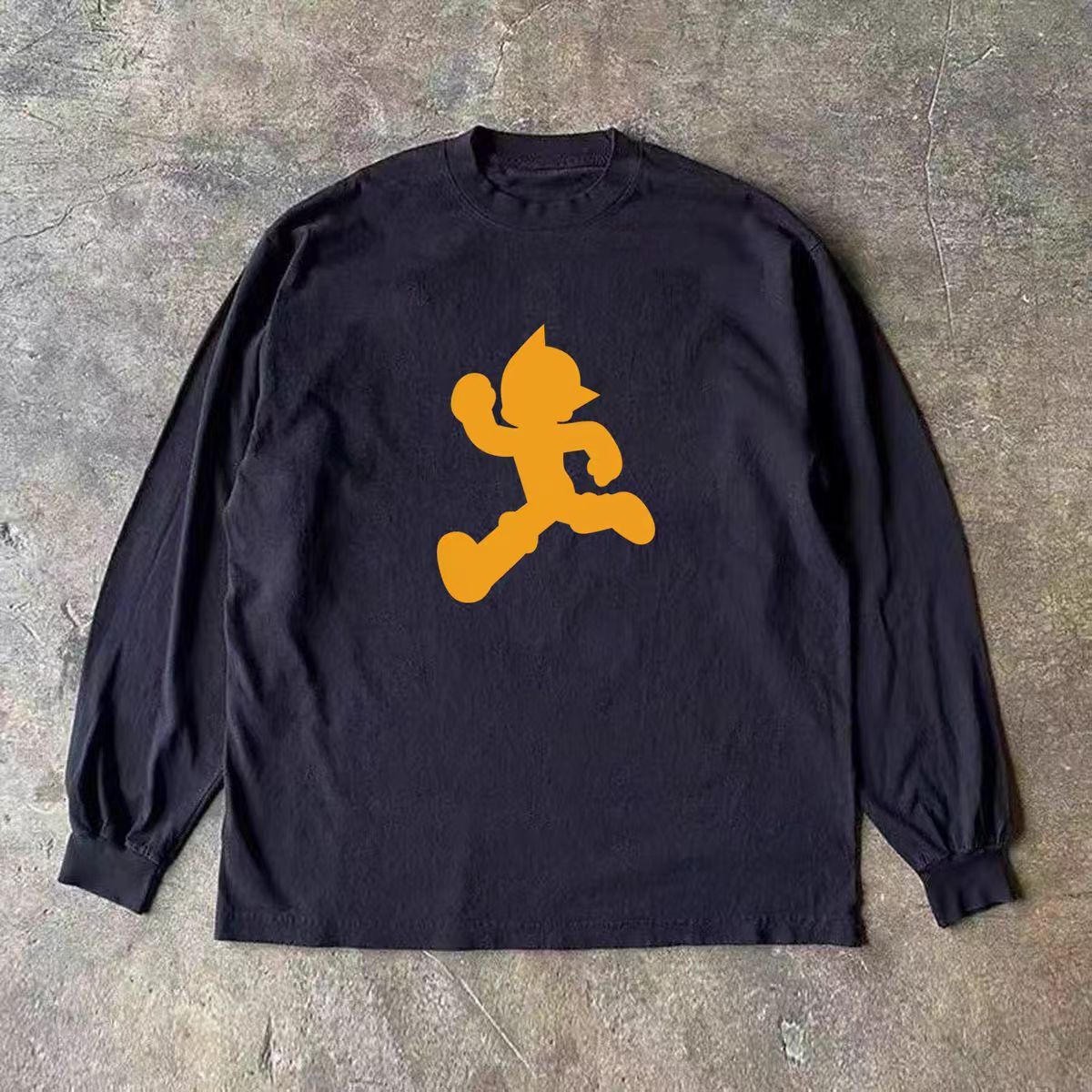 Japanese Brand White Washed Vintage Cartoon Print Long-Sleeve T-Shirt Size US M / EU 48-50 / 2 - 1 Thumbnail