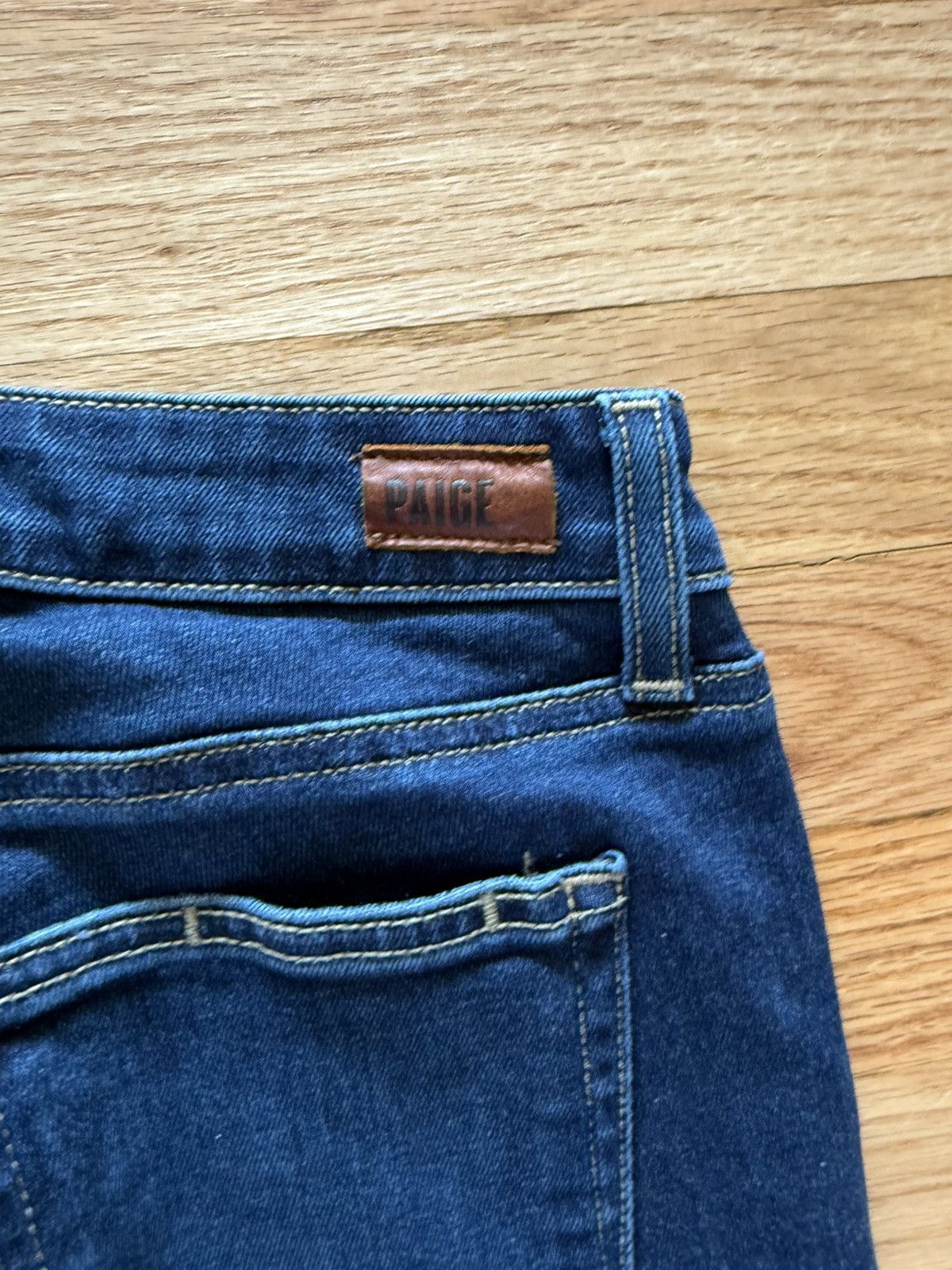 Paige Paige Verdugo Ankle Skinny Jeans “Devoted” 27 W Fringe Legs Size 27" / US 4 / IT 40 - 8 Thumbnail