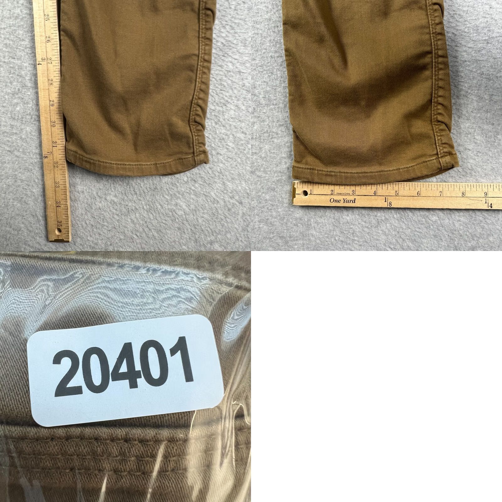 DUER DU/ER Mens Beige Chino Pants N2X Slim Fit Taper Stretch 38x32 Casual Workwear Comfort Size US 38 / EU 54 - 8 Thumbnail
