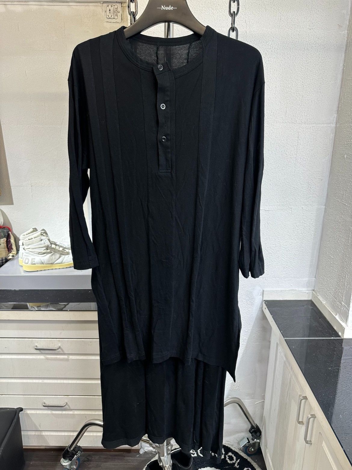 Yohji Yamamoto Yohji Yamamoto pour homme long sleeves tee-2505 Size US L / EU 52-54 / 3 - 1 Thumbnail