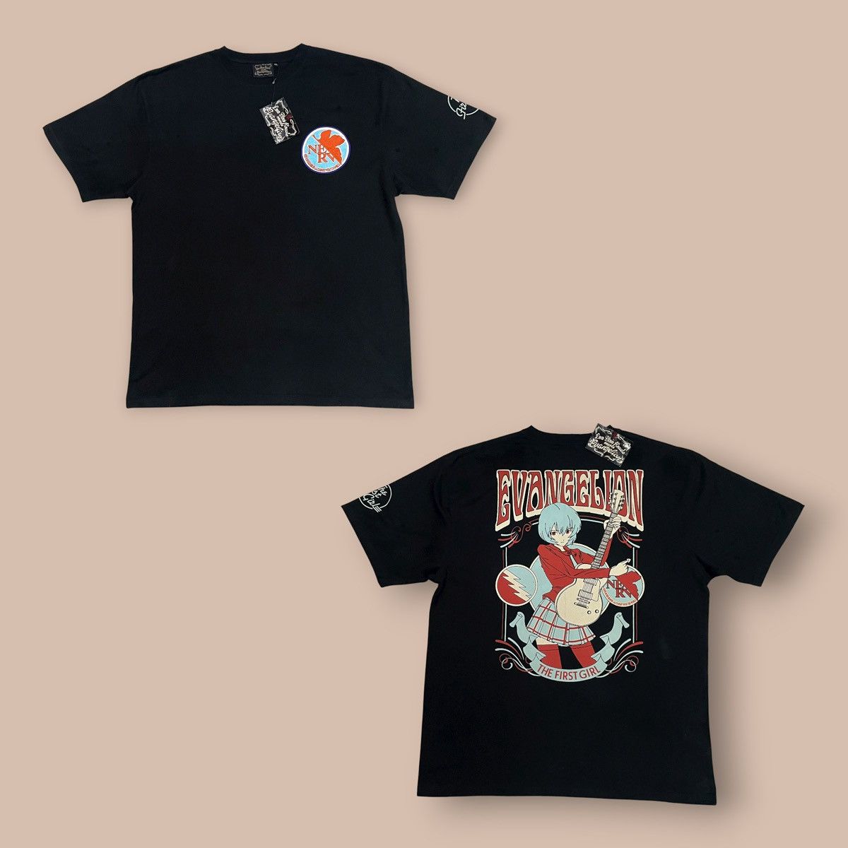 Anime EVANGELION x LOWBLOW KNUCKLE Ayanami Rei The First Girl Tee Size US XXL / EU 58 / 5 - 1 Thumbnail