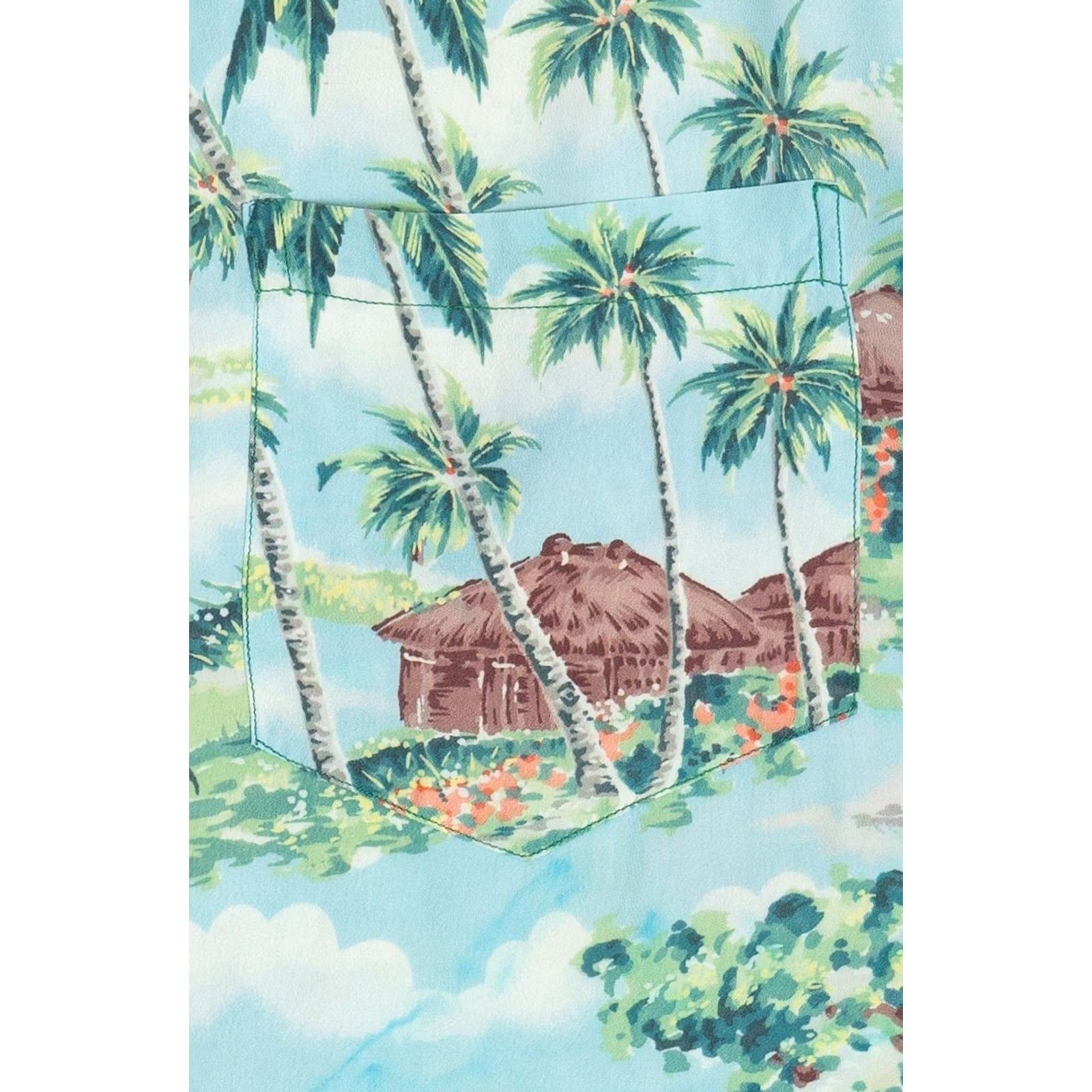 Vintage VINTAGE Royal Hawaiian Hawaiian Shirt Mens L Blue 1950s Decade Size US L / EU 52-54 / 3 - 4 Thumbnail