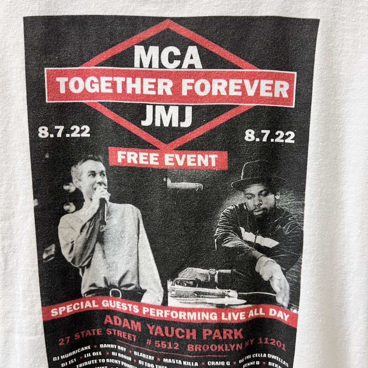 Band Tees × Rap Tees UG THE CELLA DWELLAS Size US M / EU 48-50 / 2 - 5 Thumbnail
