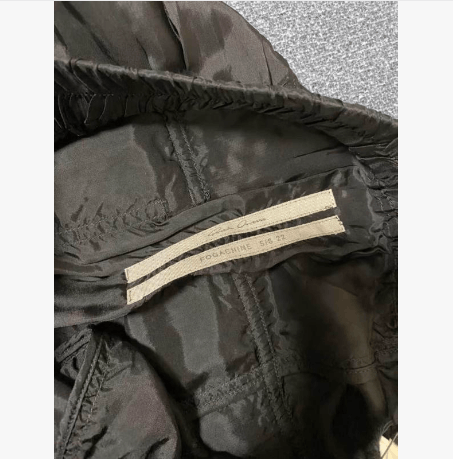 Rick Owens Rick Owens SS22 Black Drawstring Cropped Pants Men's Size 48 Size US 32 / EU 48 - 4 Thumbnail