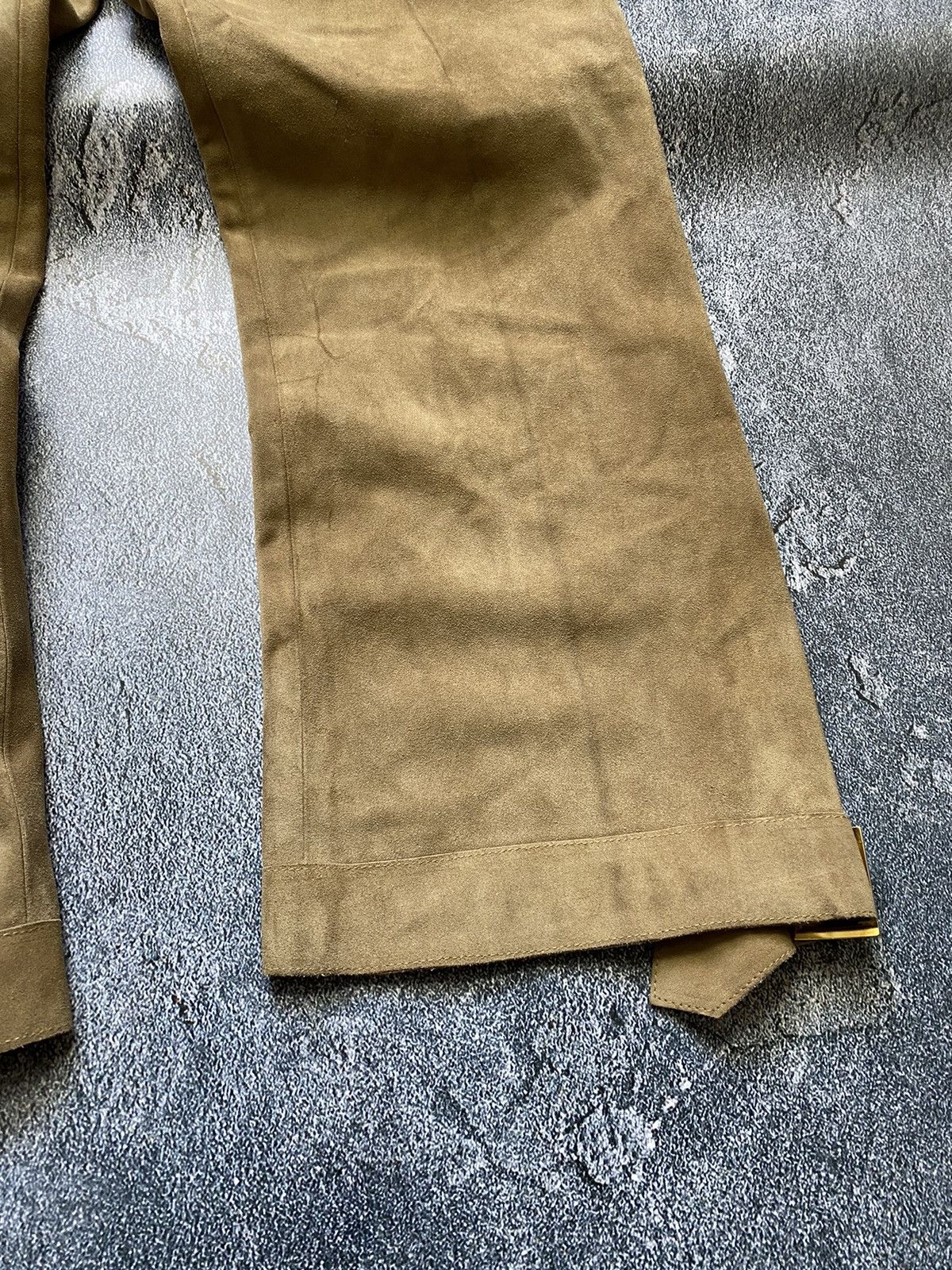 Marni Marni suede leather pelle wide pants Size 28" / US 6 / IT 42 - 4 Thumbnail